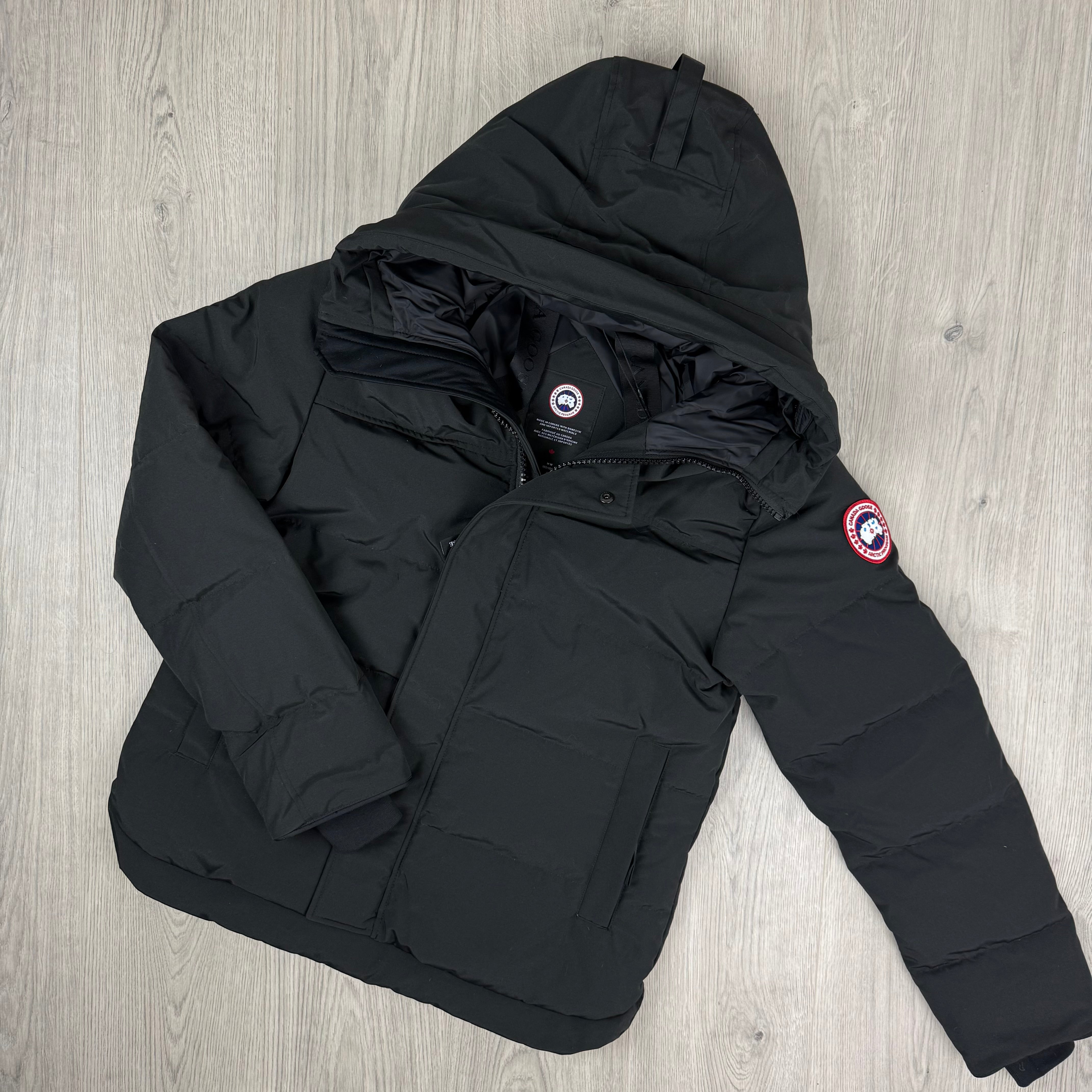 Canada Goose 'MacMillan' Parka in Black. On sale at Open Attire.