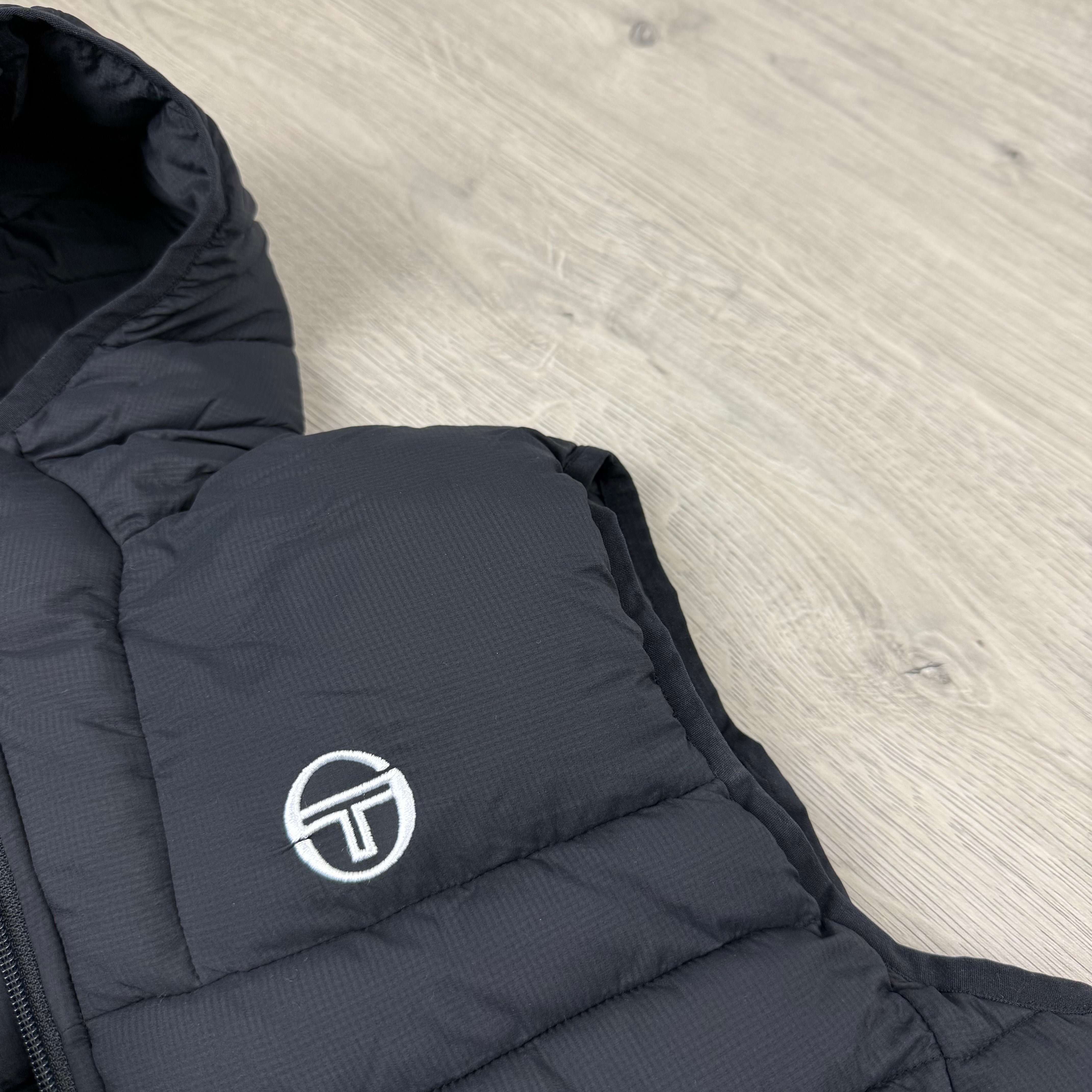 Sergio Tacchini 'Vessen 024' Puffer Gilet - Black