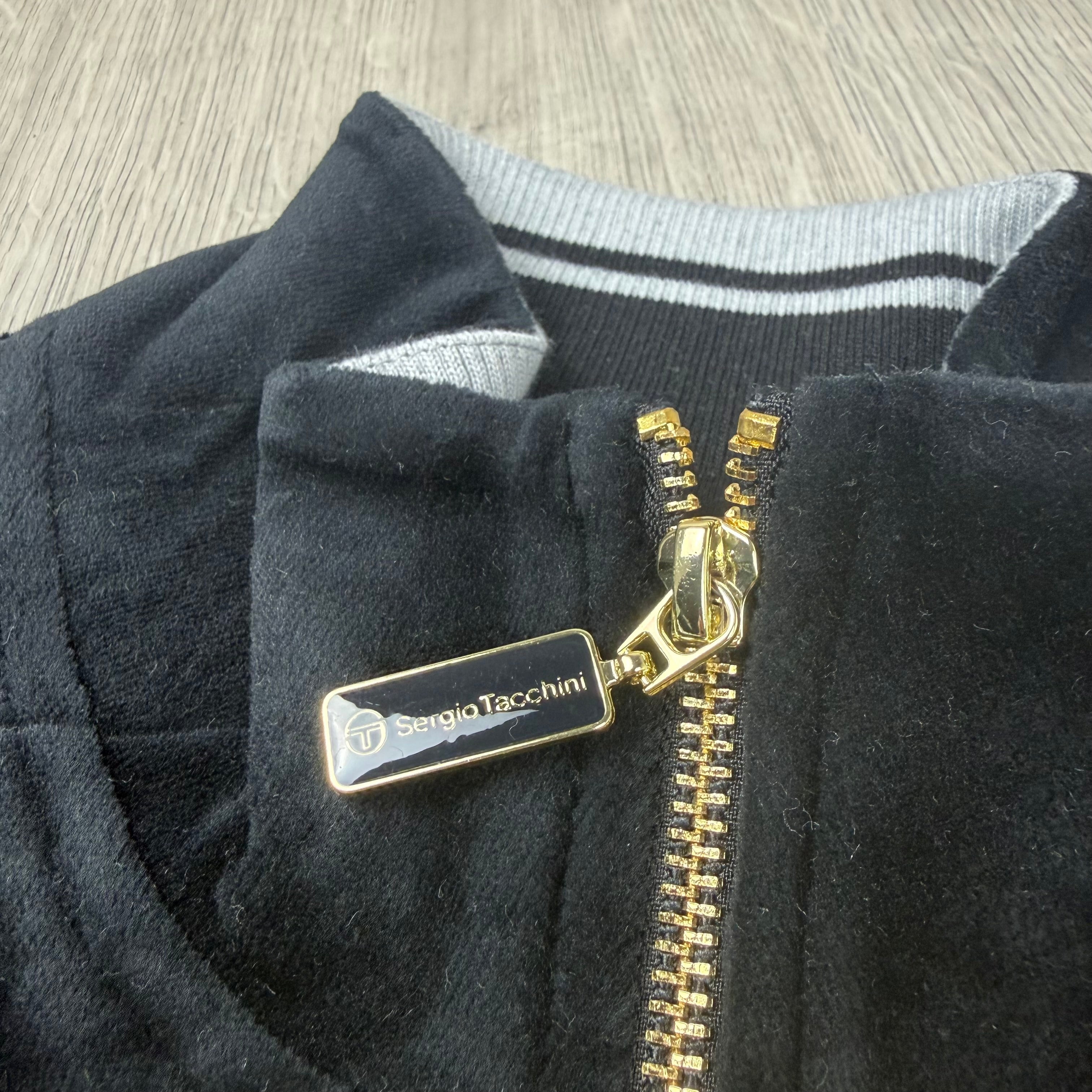 Sergio Tacchini 'New Damarindo' Velour Tracksuit - Black