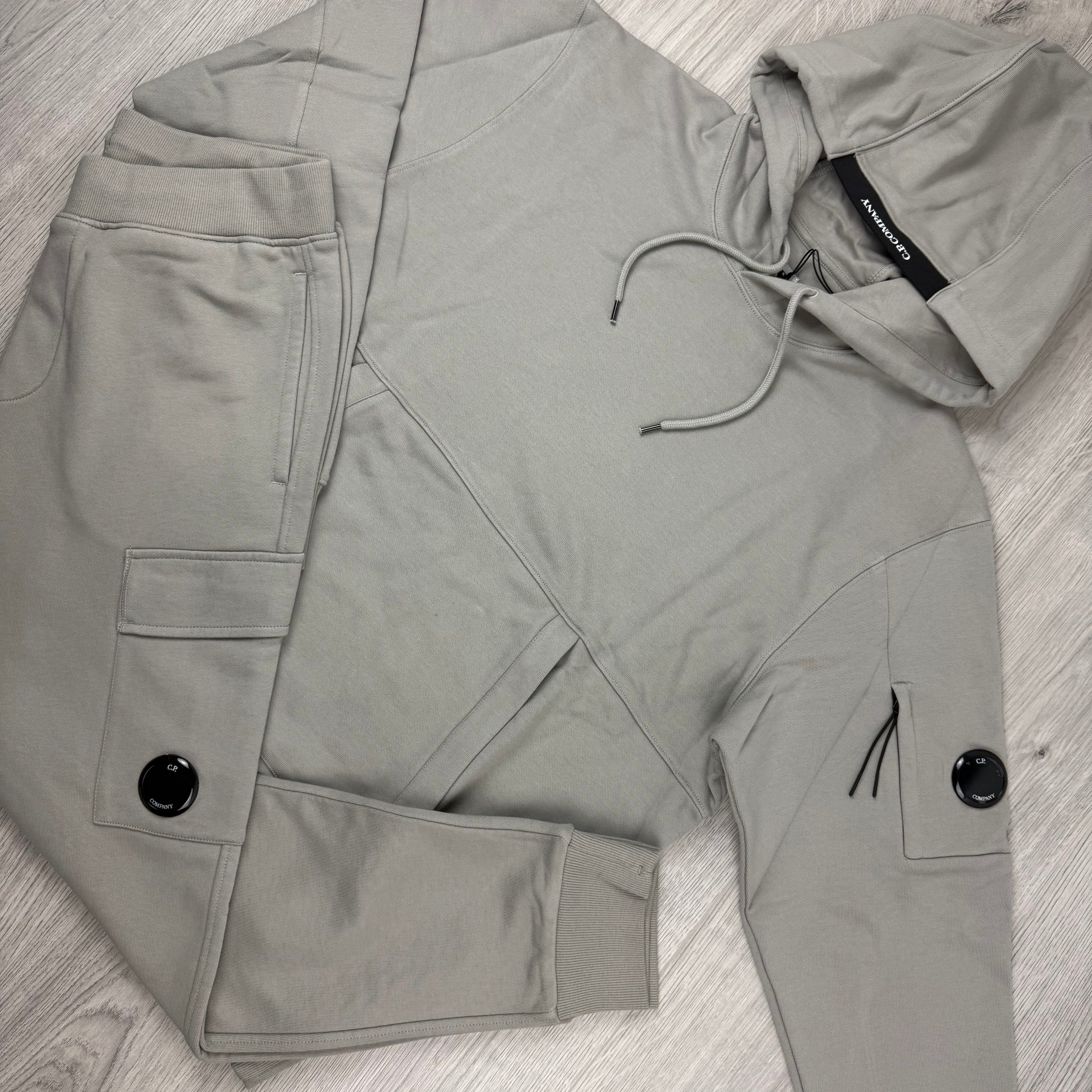 CP Company Raised Fleece Tracksuit - Dove