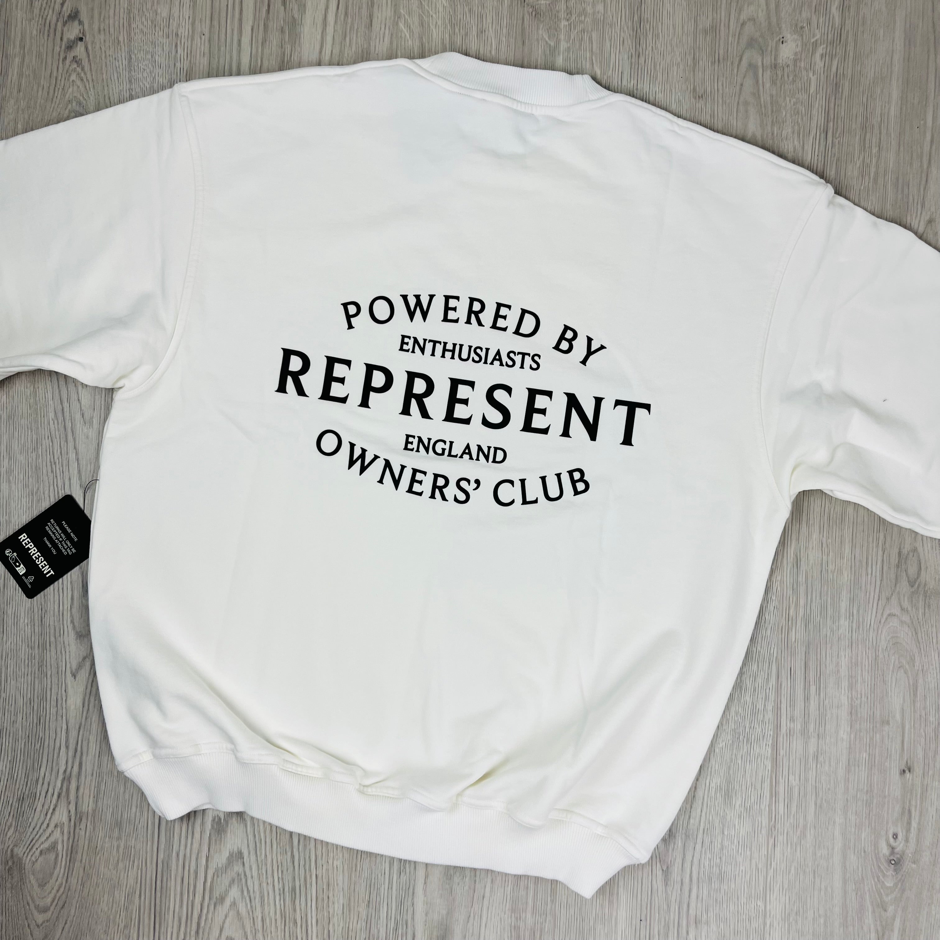 Represent 'Owner's Club' Stamp Sweatshirt - White