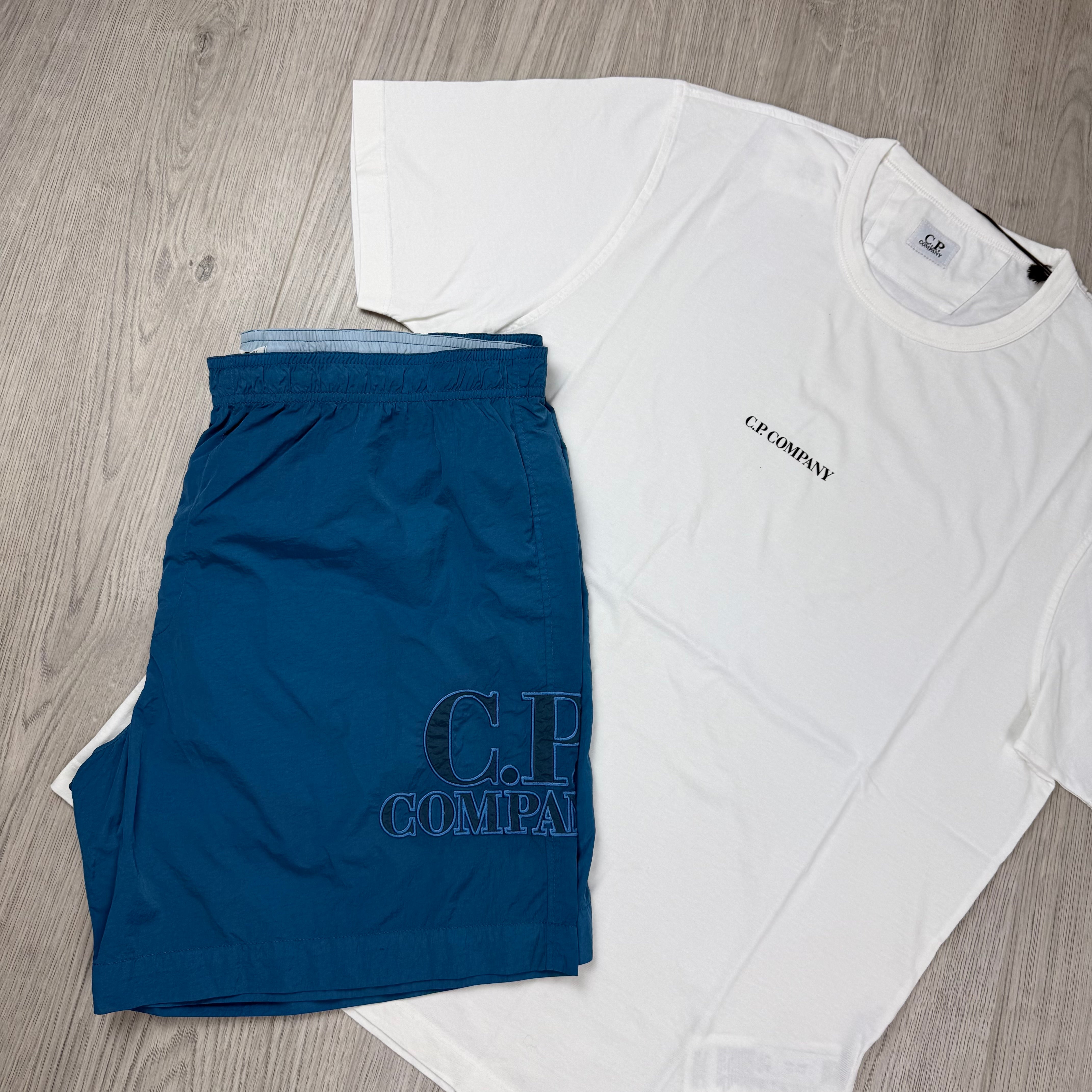 CP Company Holiday Set - White/Ink Blue