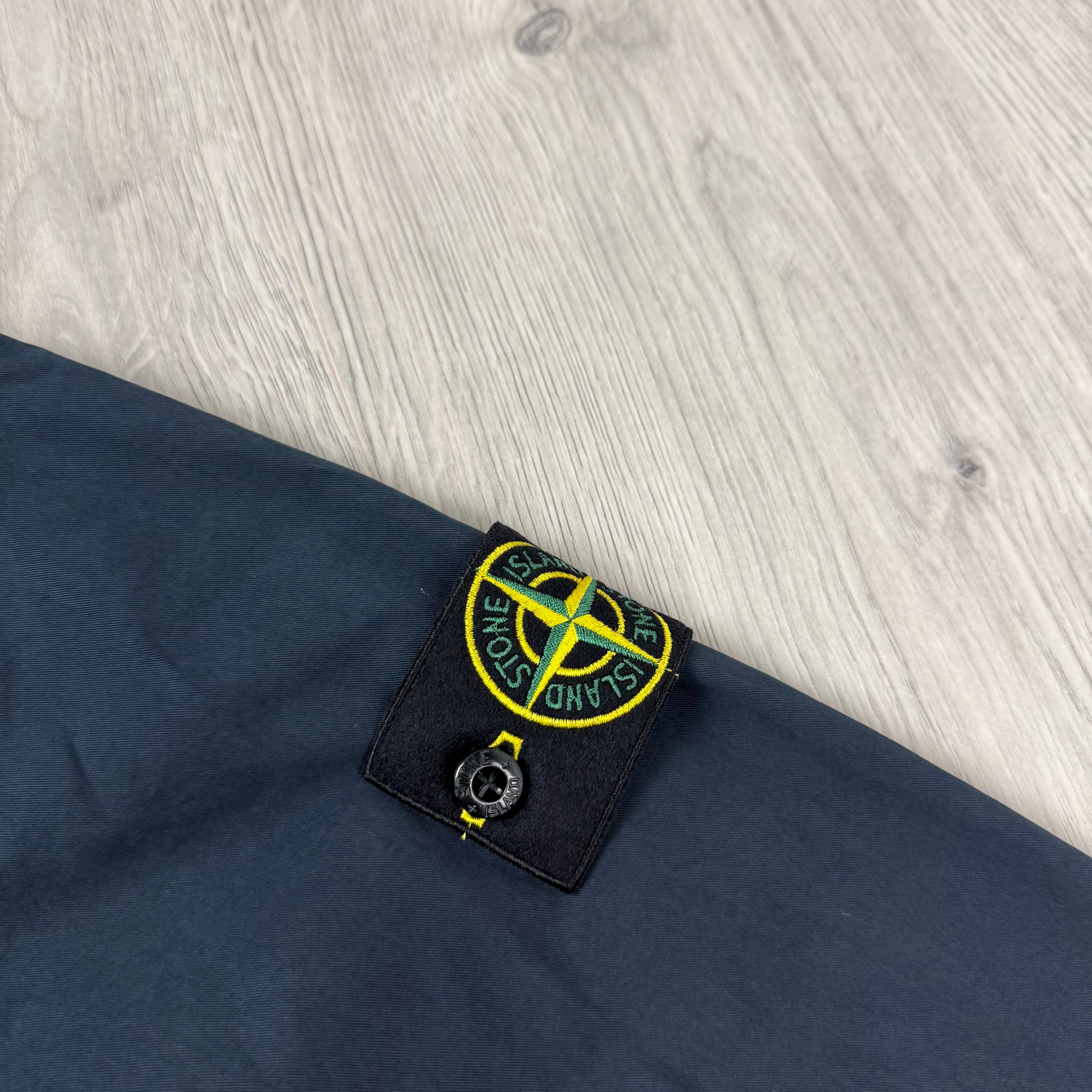Stone Island Zip Overshirt - Navy