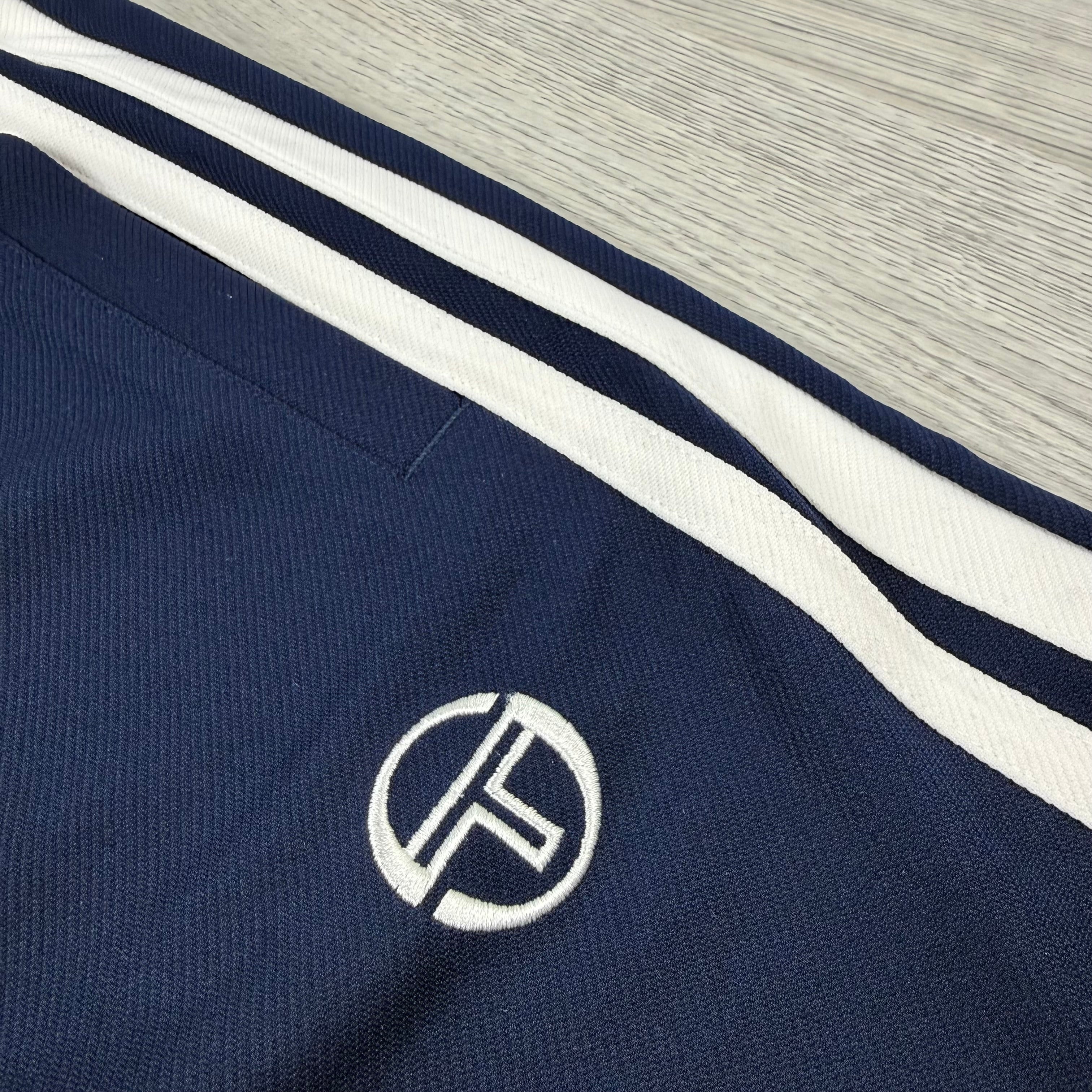 Sergio Tacchini 'Pietrapertosa' Jersey Shorts - Maritime Blue / Cream
