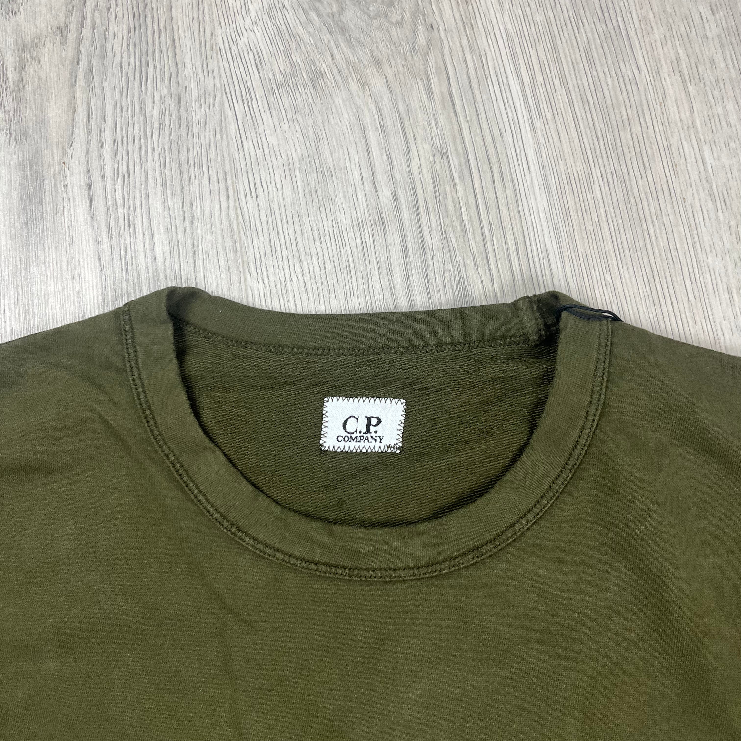 CP Company Light Fleece Sweatshirt - Ivy Green