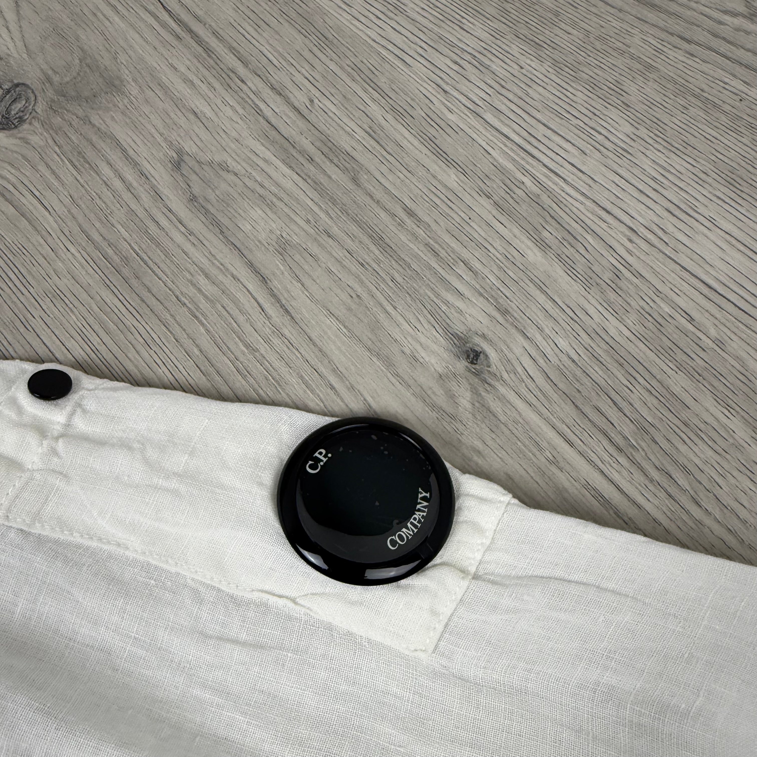 CP Company Linen Shirt - White