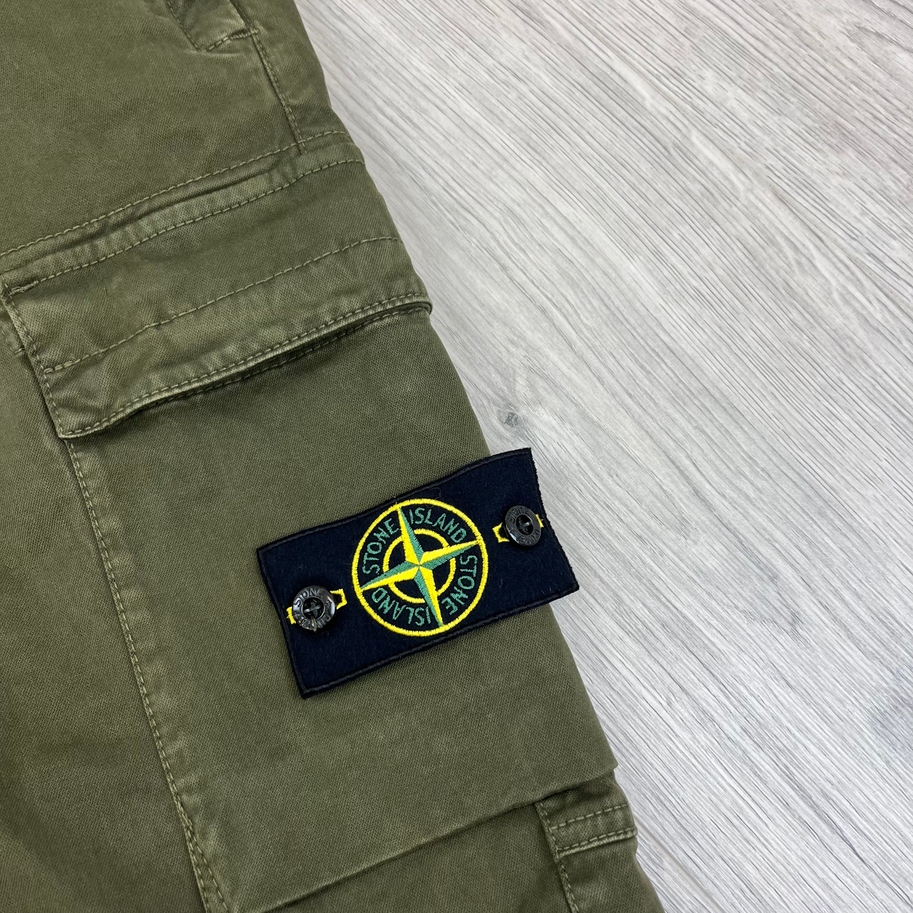 Stone Island Cargo Trousers - Military