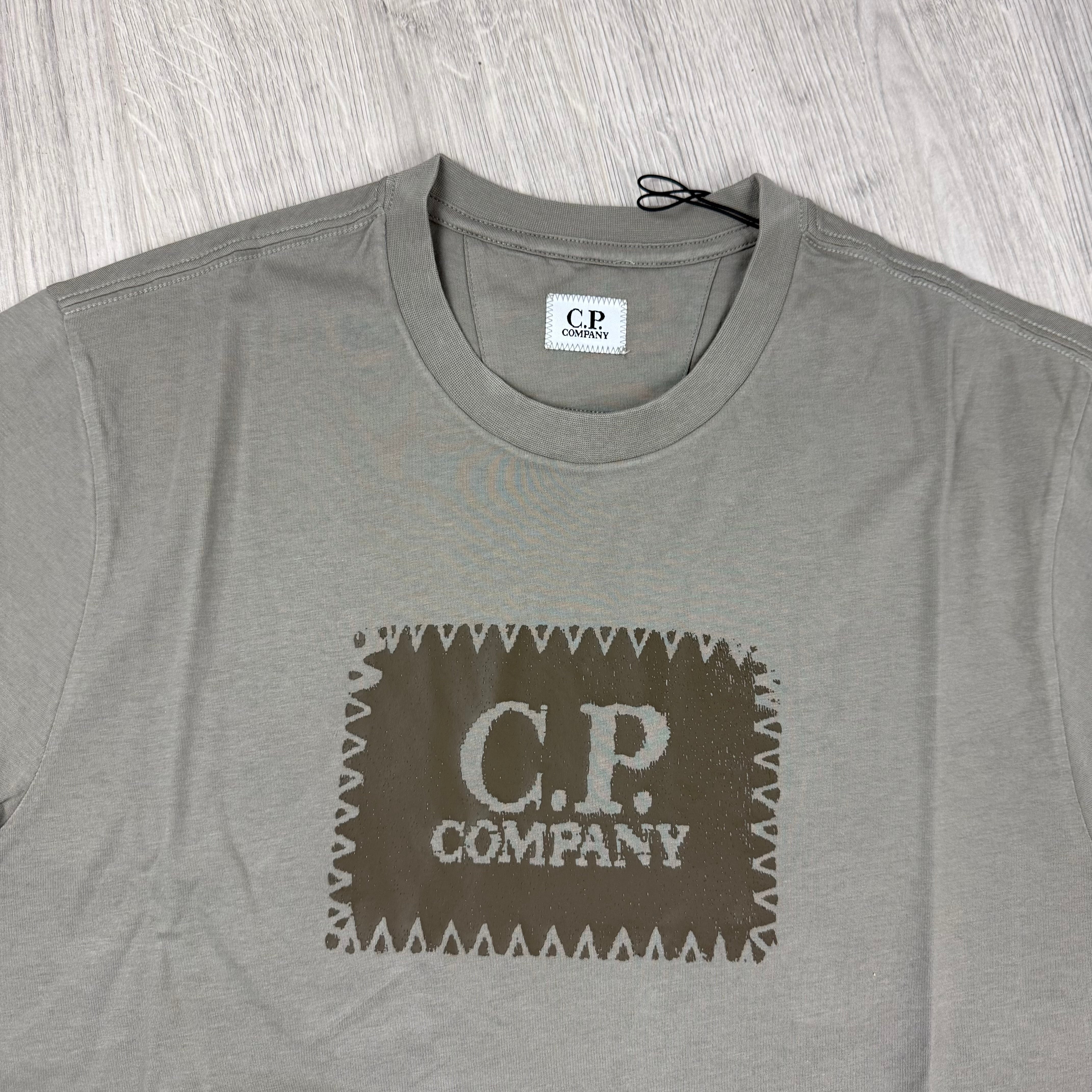 CP Company Stamp T-Shirt - Fallen Rock