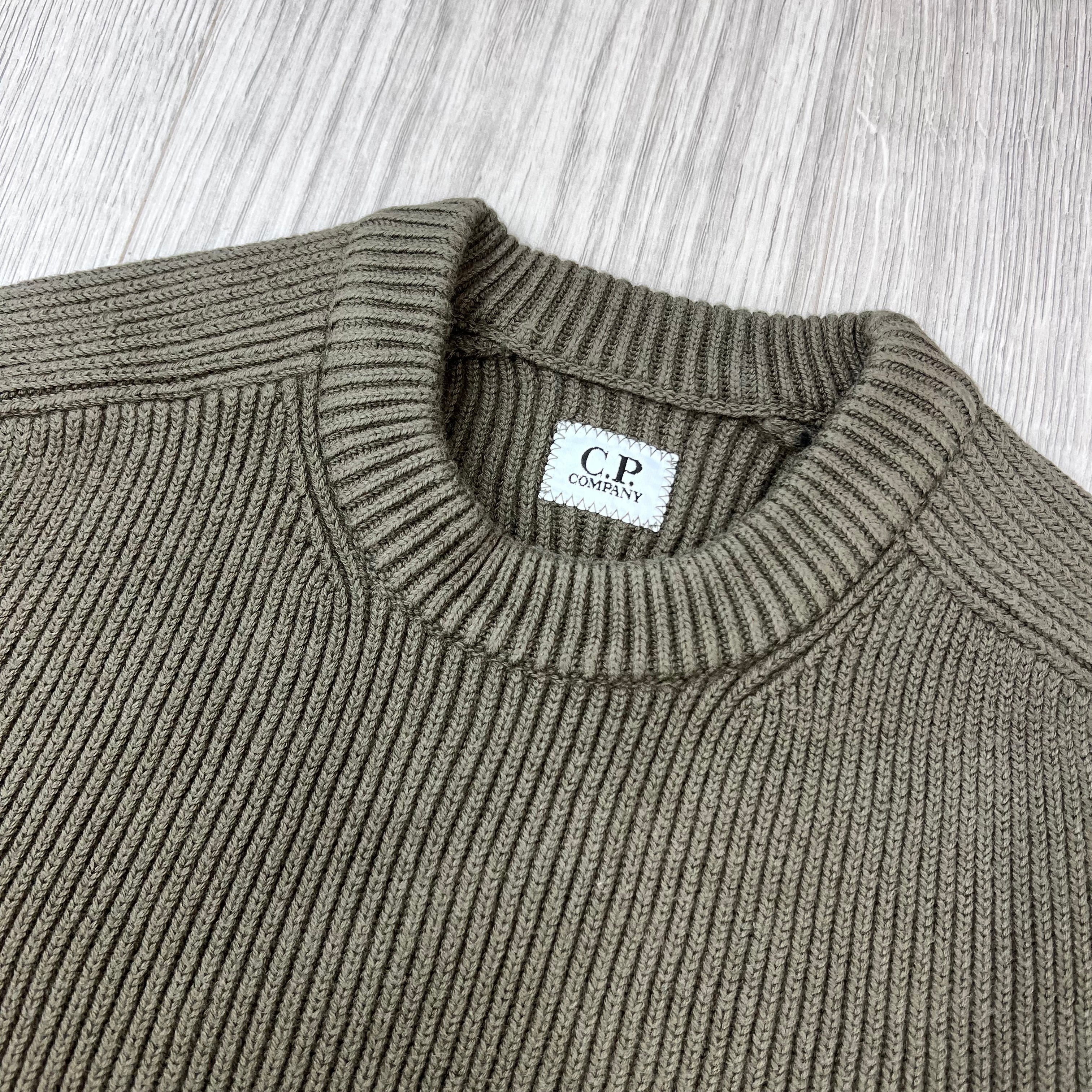 CP Company Knit Sweatshirt - Ivy Green