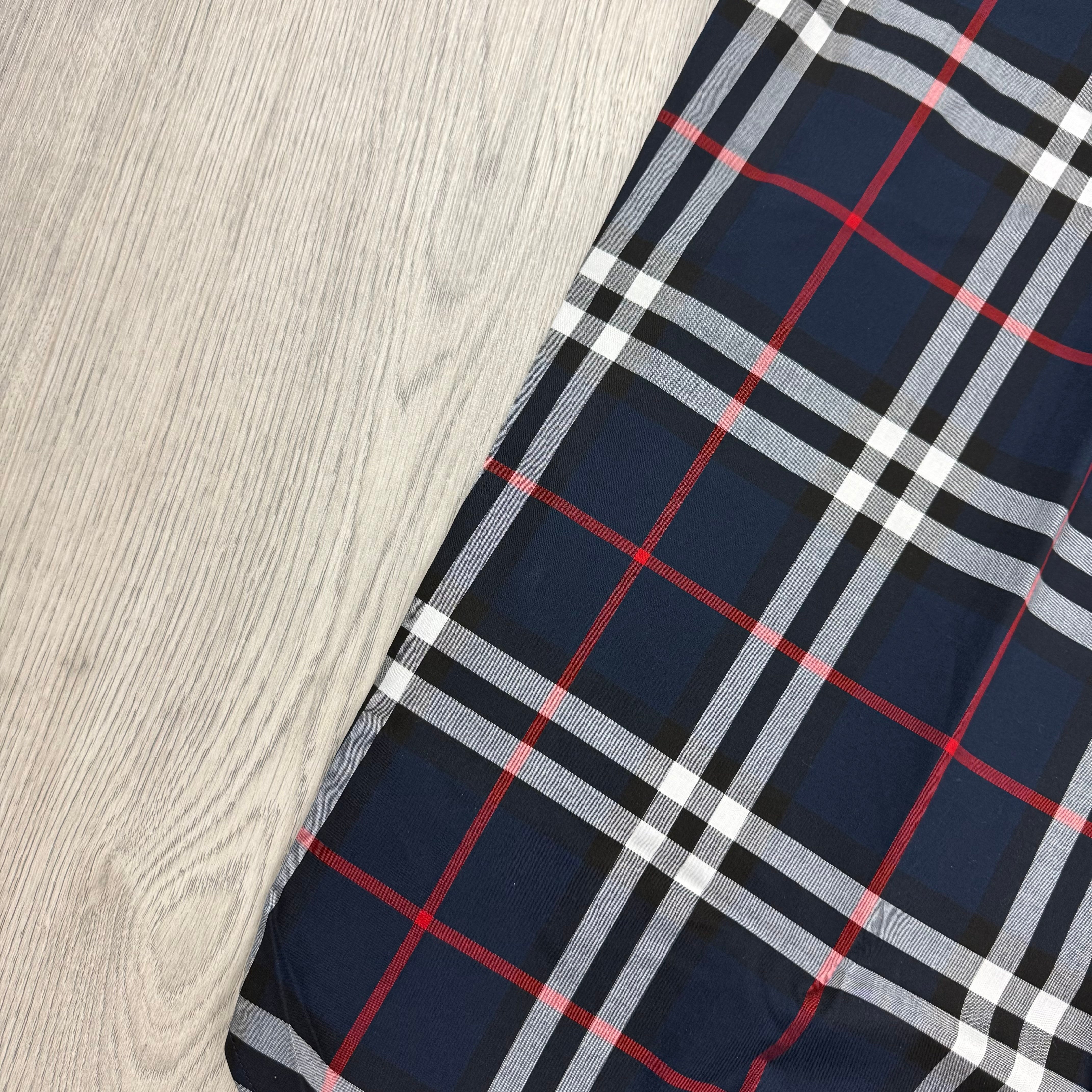 Burberry Check Shirt - Navy