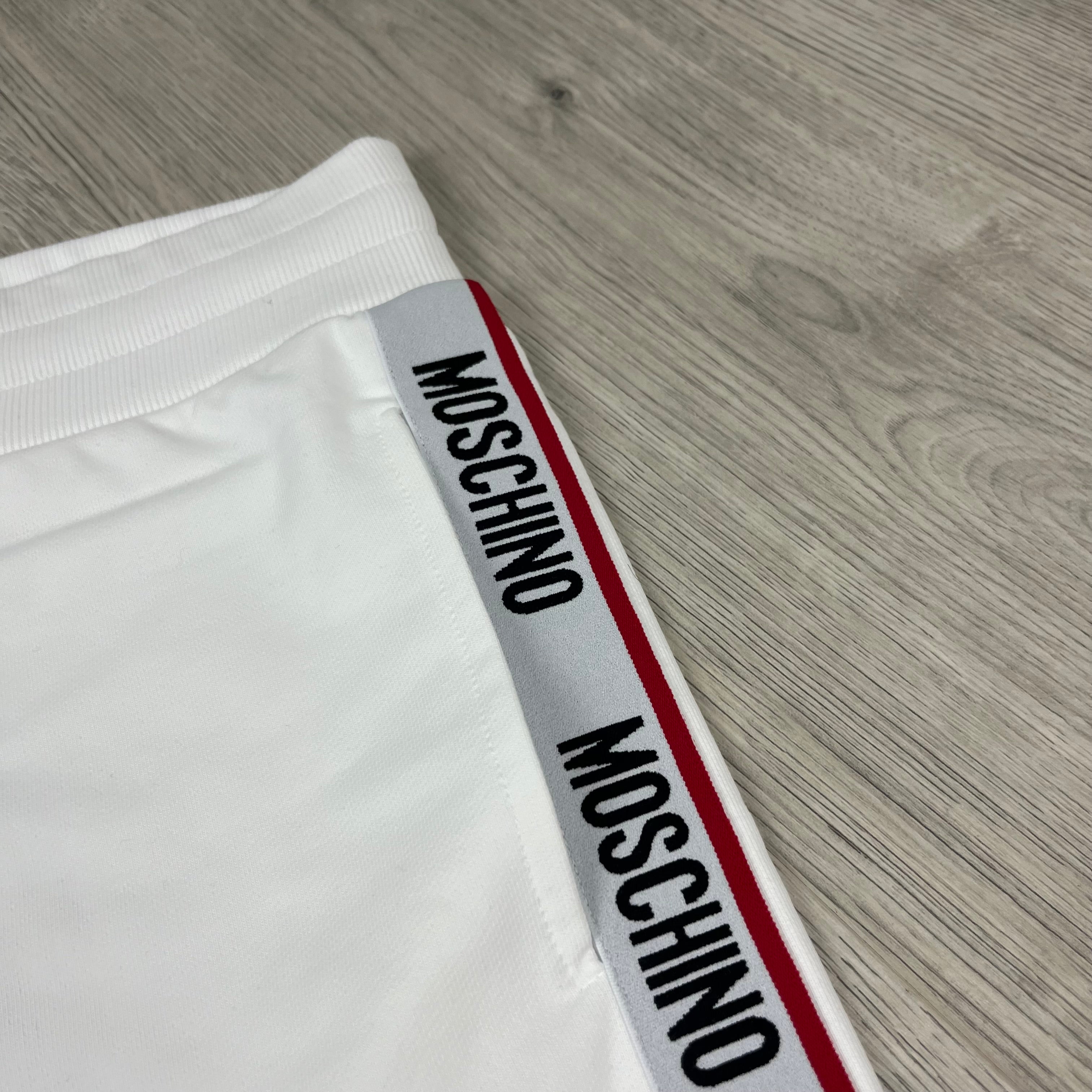 Moschino Tape Jersey Shorts - White