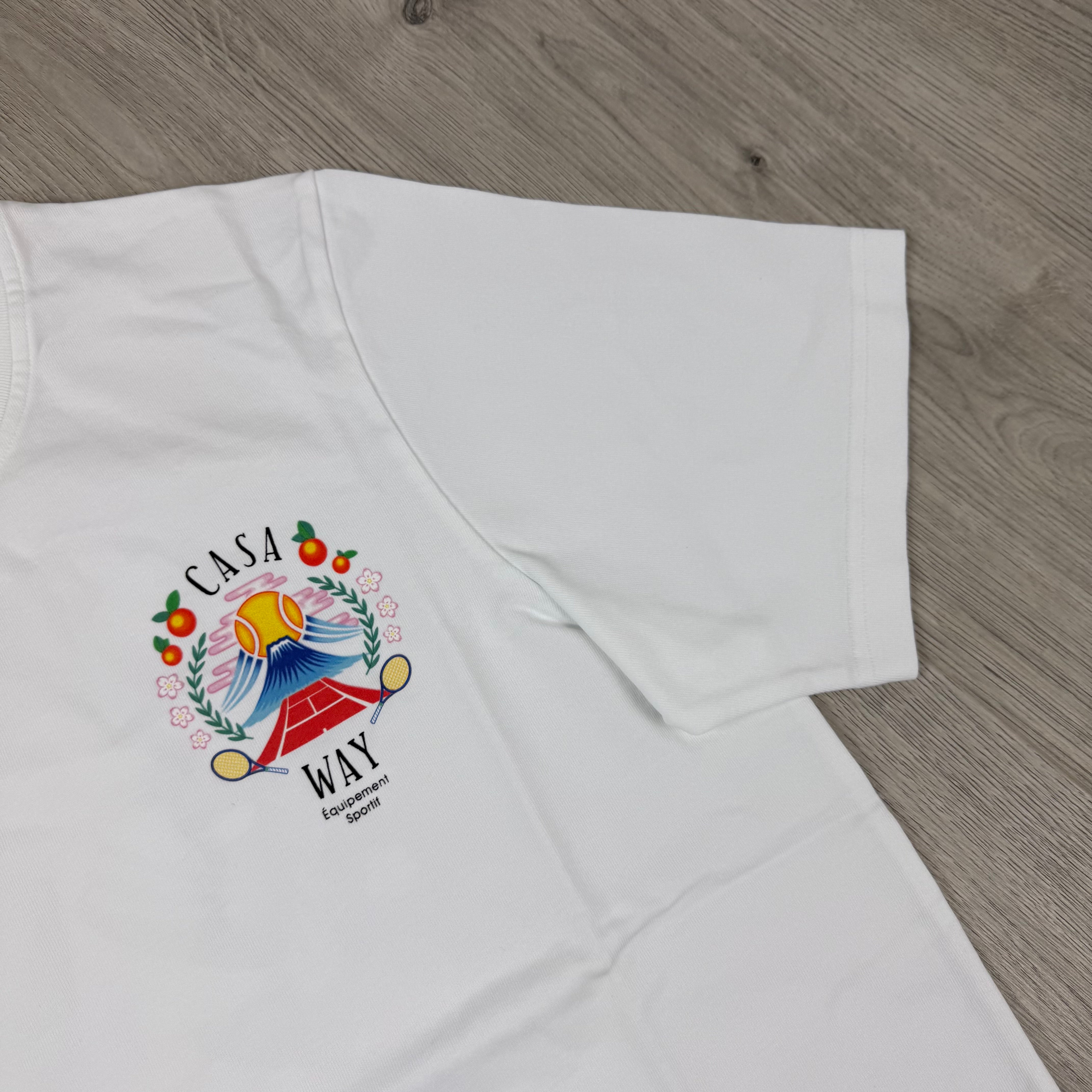 Casablanca 'Casa Way Mountains' T-Shirt - White