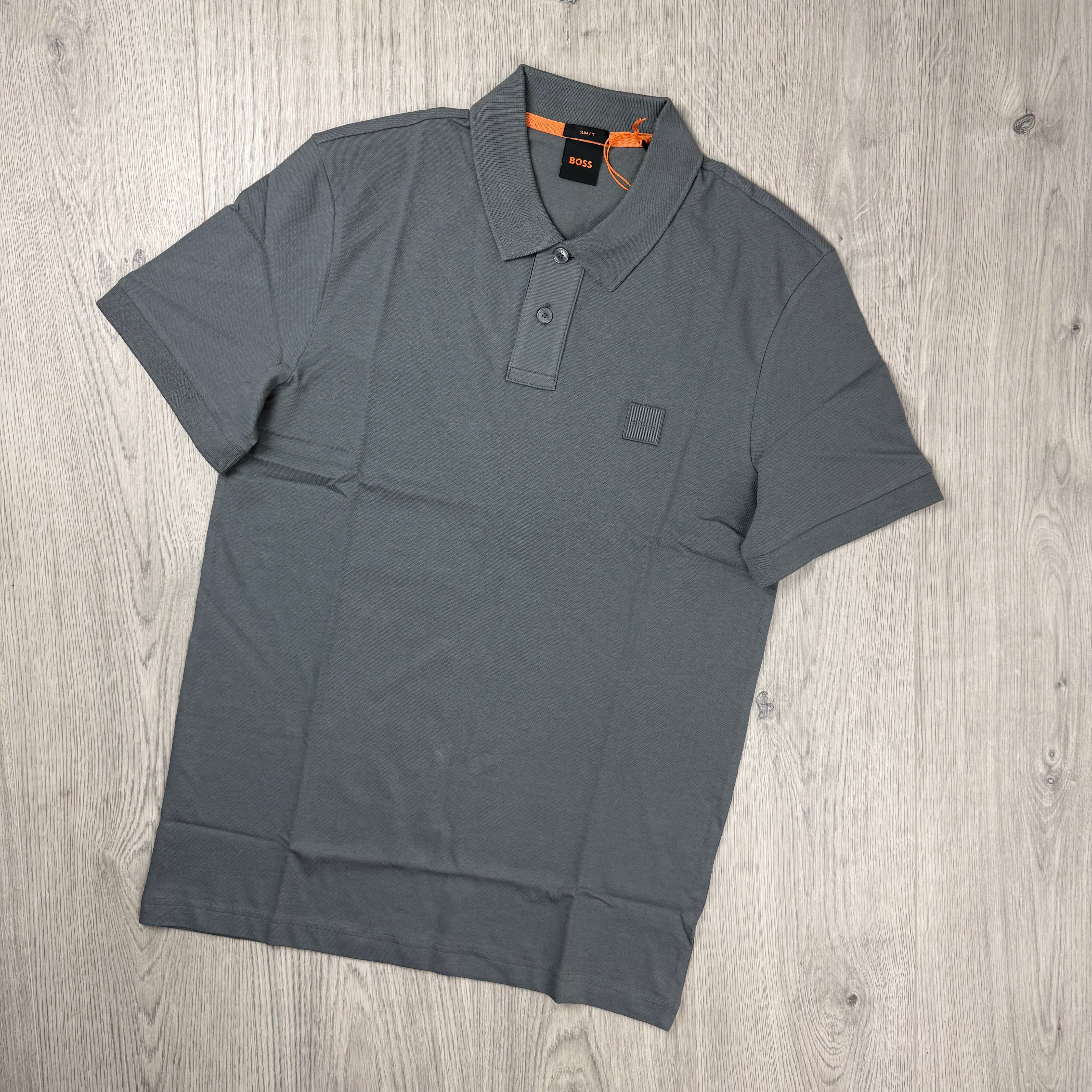 Hugo Boss Polo Shirt - Open Grey