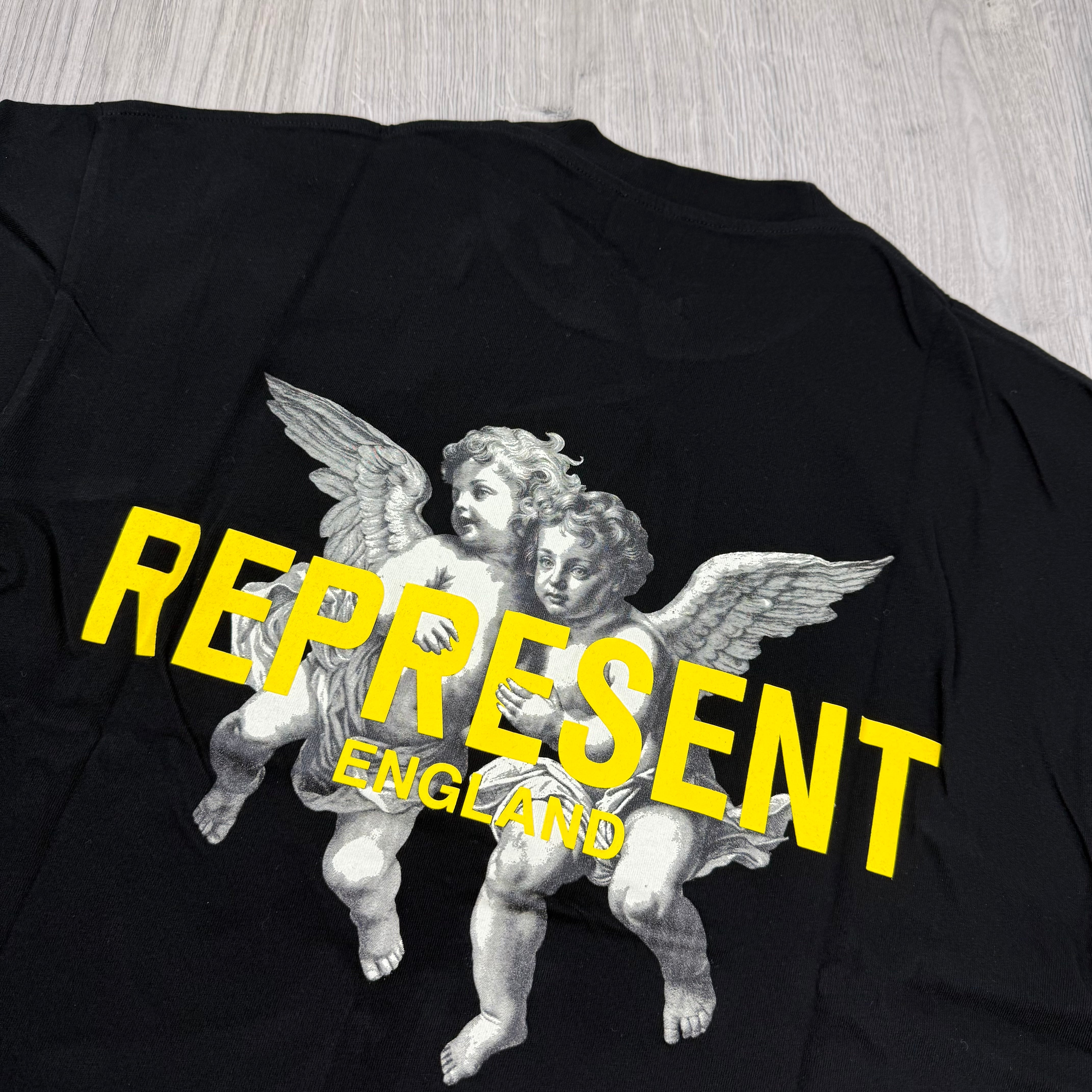 Represent 'Cherub' T-Shirt - Jet Black