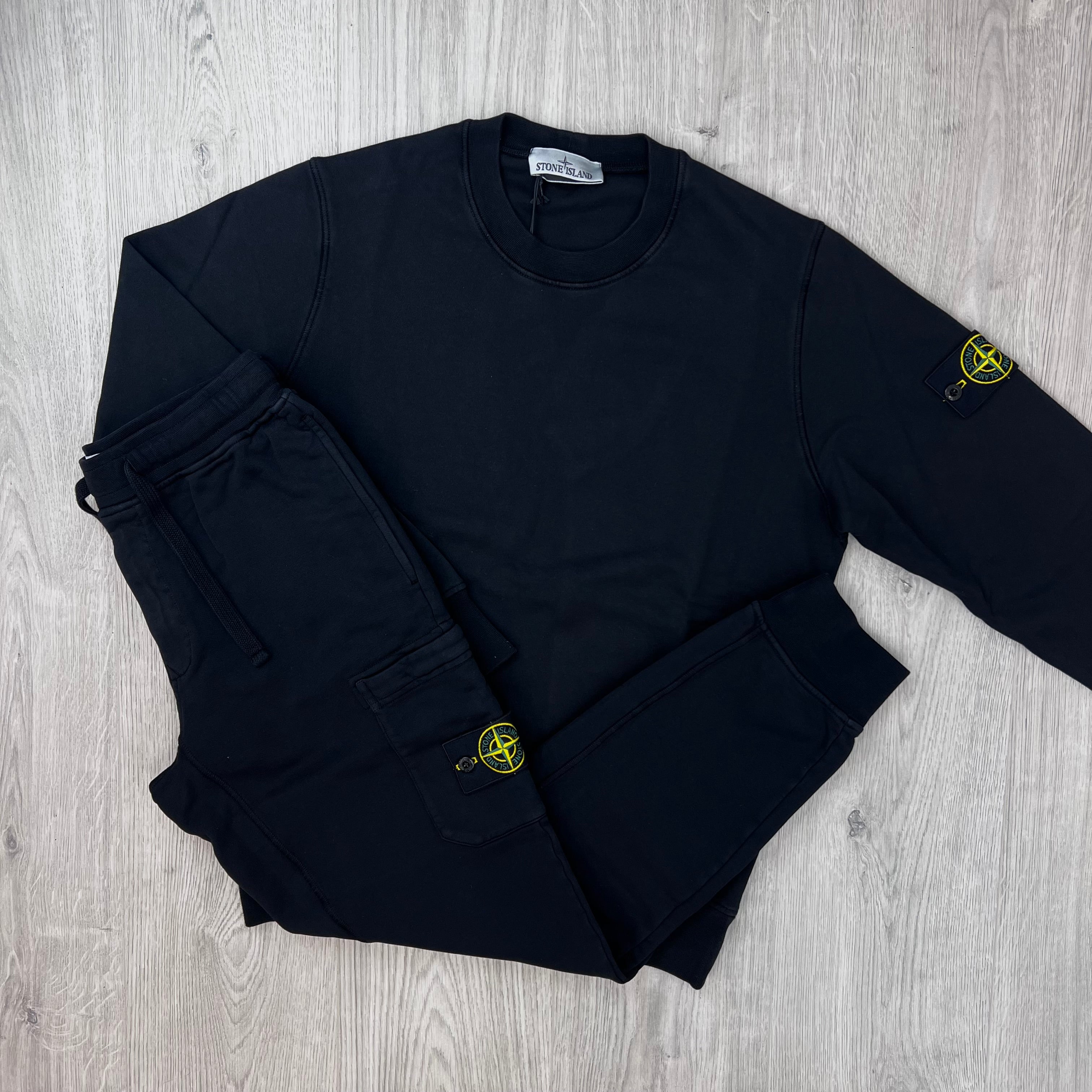 Stone Island Tracksuit - Black