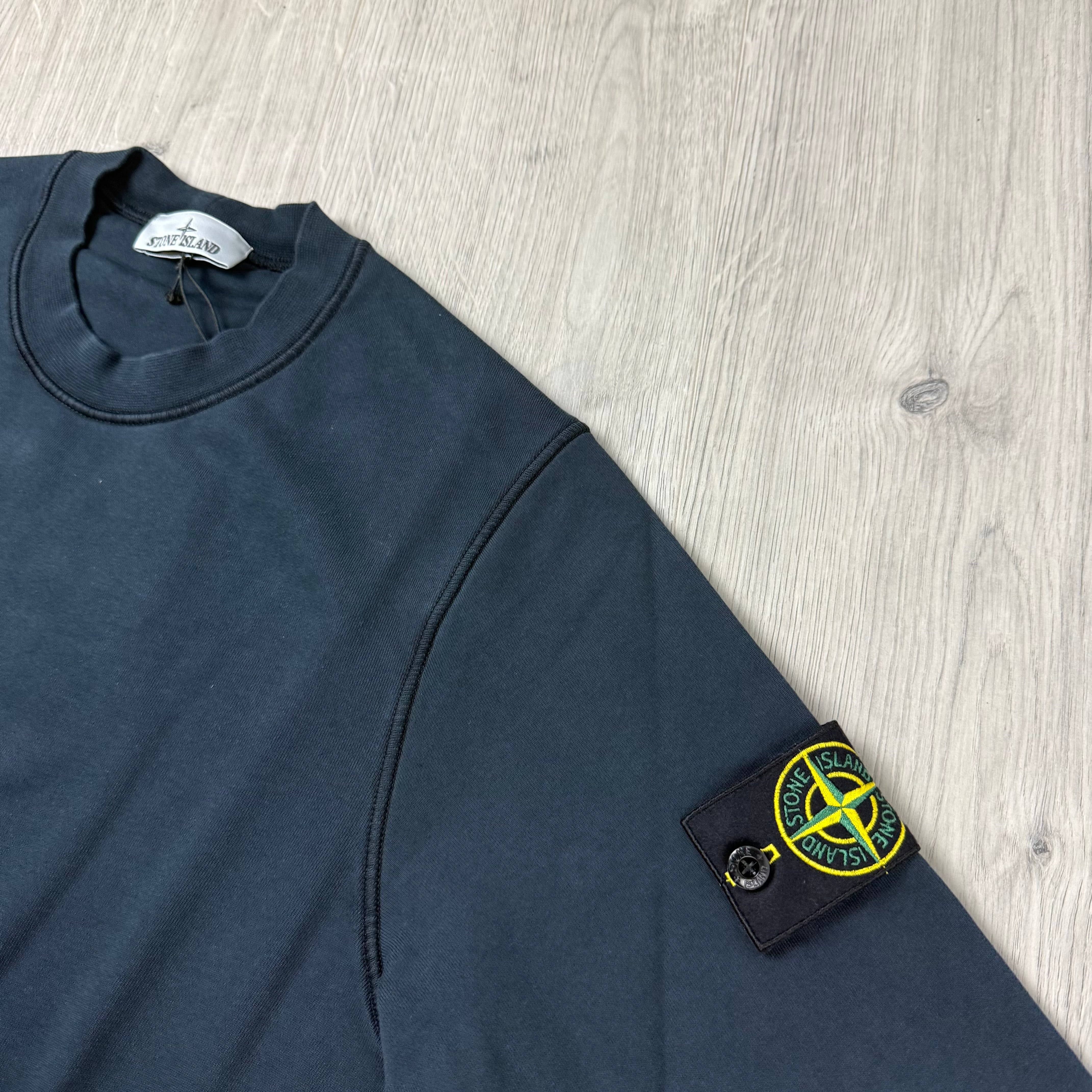 Stone Island Dyed Sweatshirt - Navy