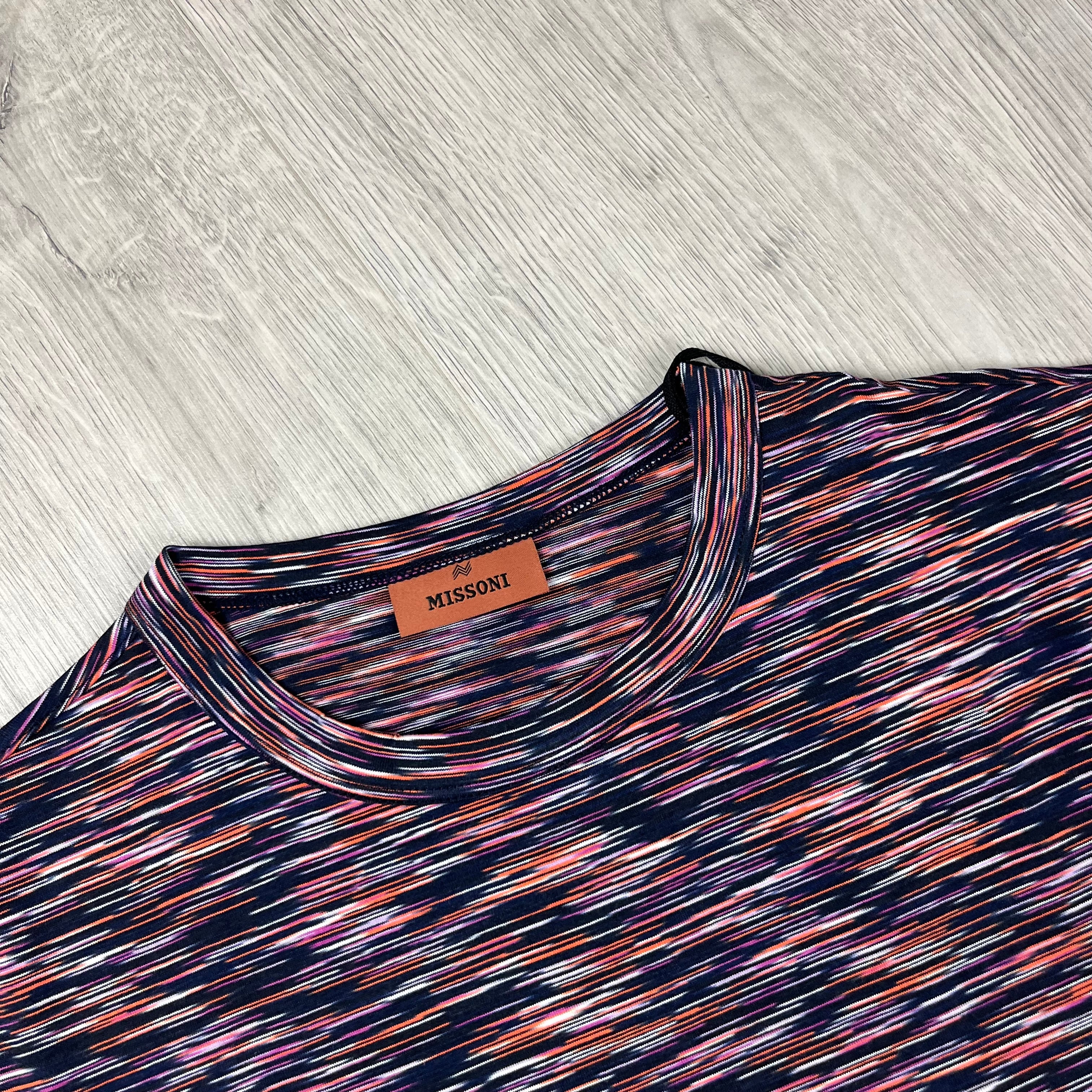 Missoni Space Dye T-Shirt in Red. On sale at Open Attire.