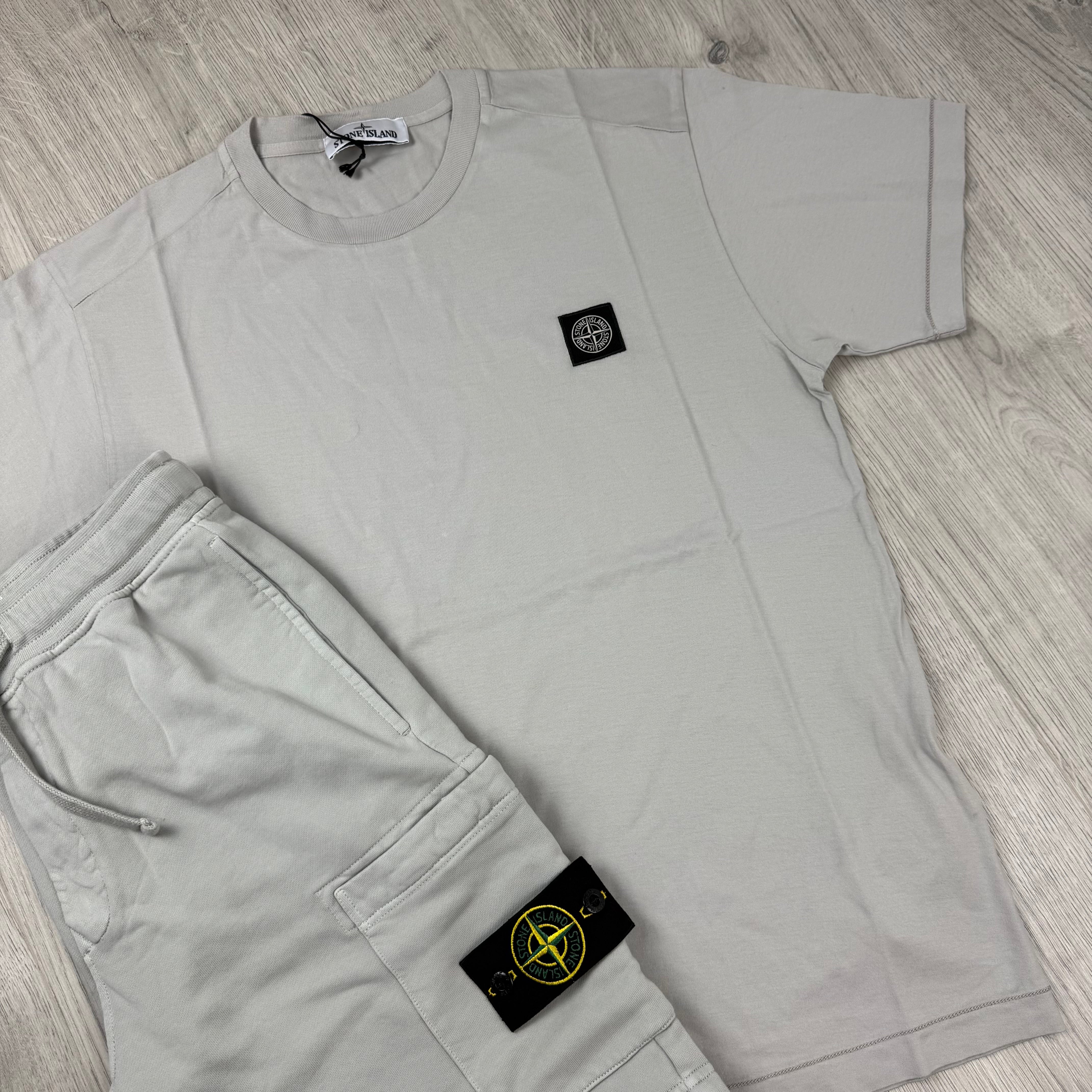 Stone Island Set - Pearl Grey