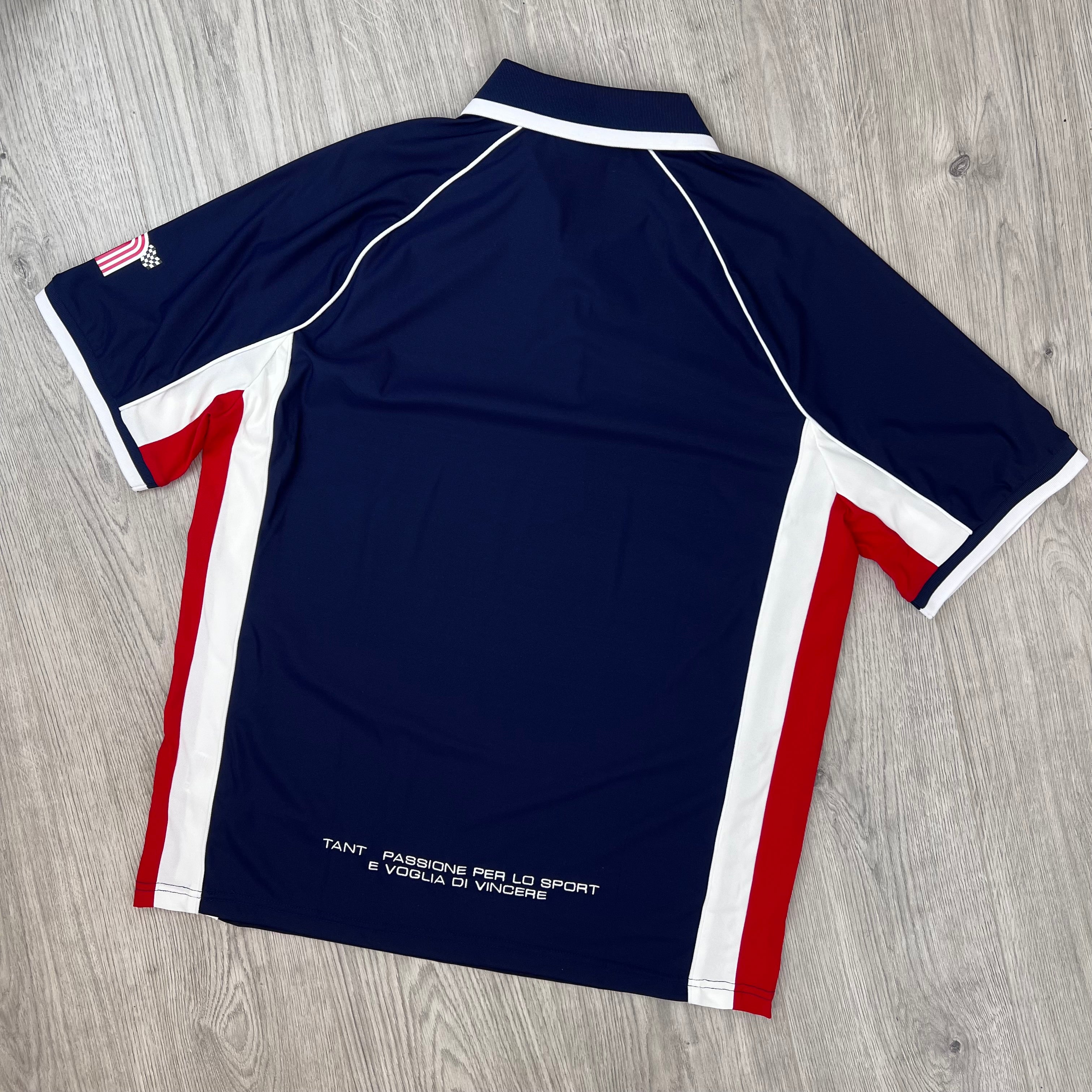 Sergio Tacchini 'Macchina' Polo Shirt - Maritime Blue