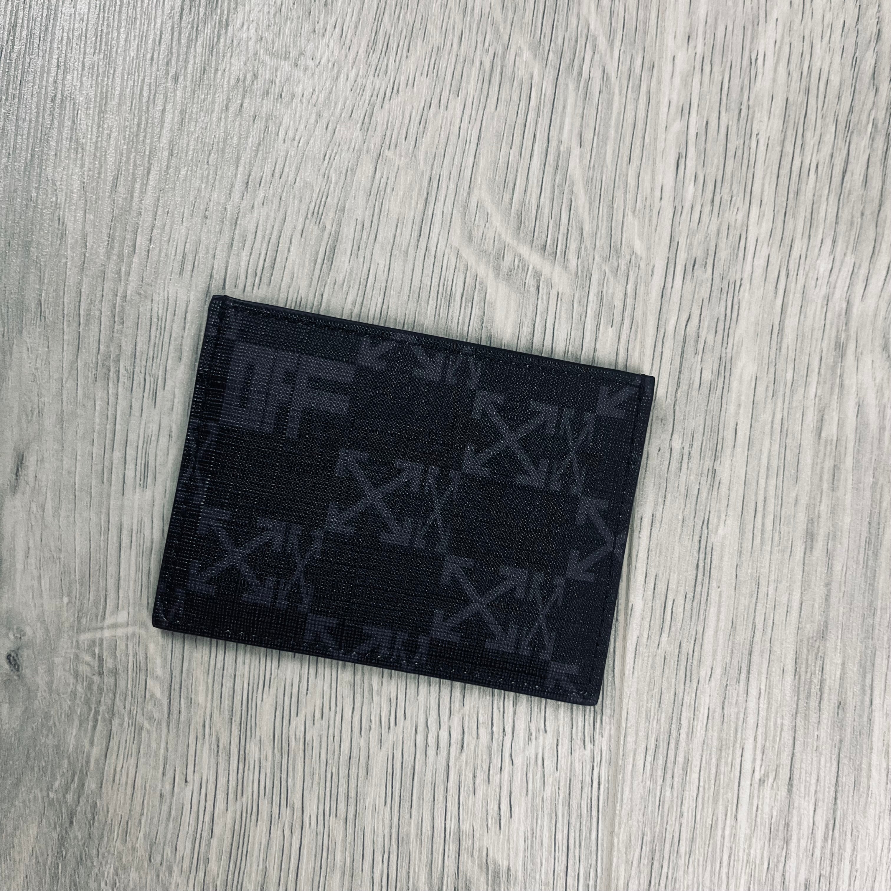 Off-White Monogram Cardholder in Black. On sale at Open Attire.