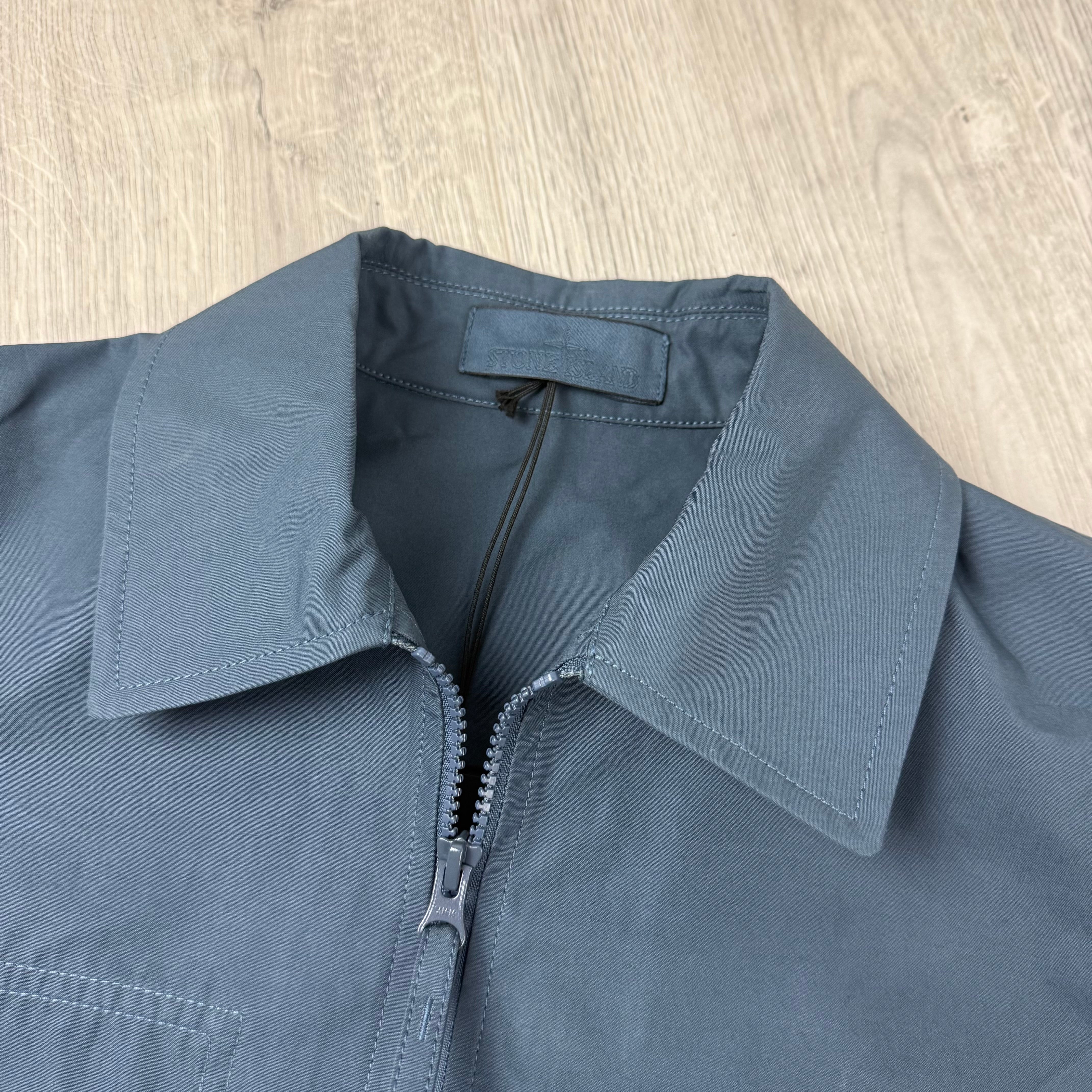 Stone Island Ghost Overshirt - Slate Blue