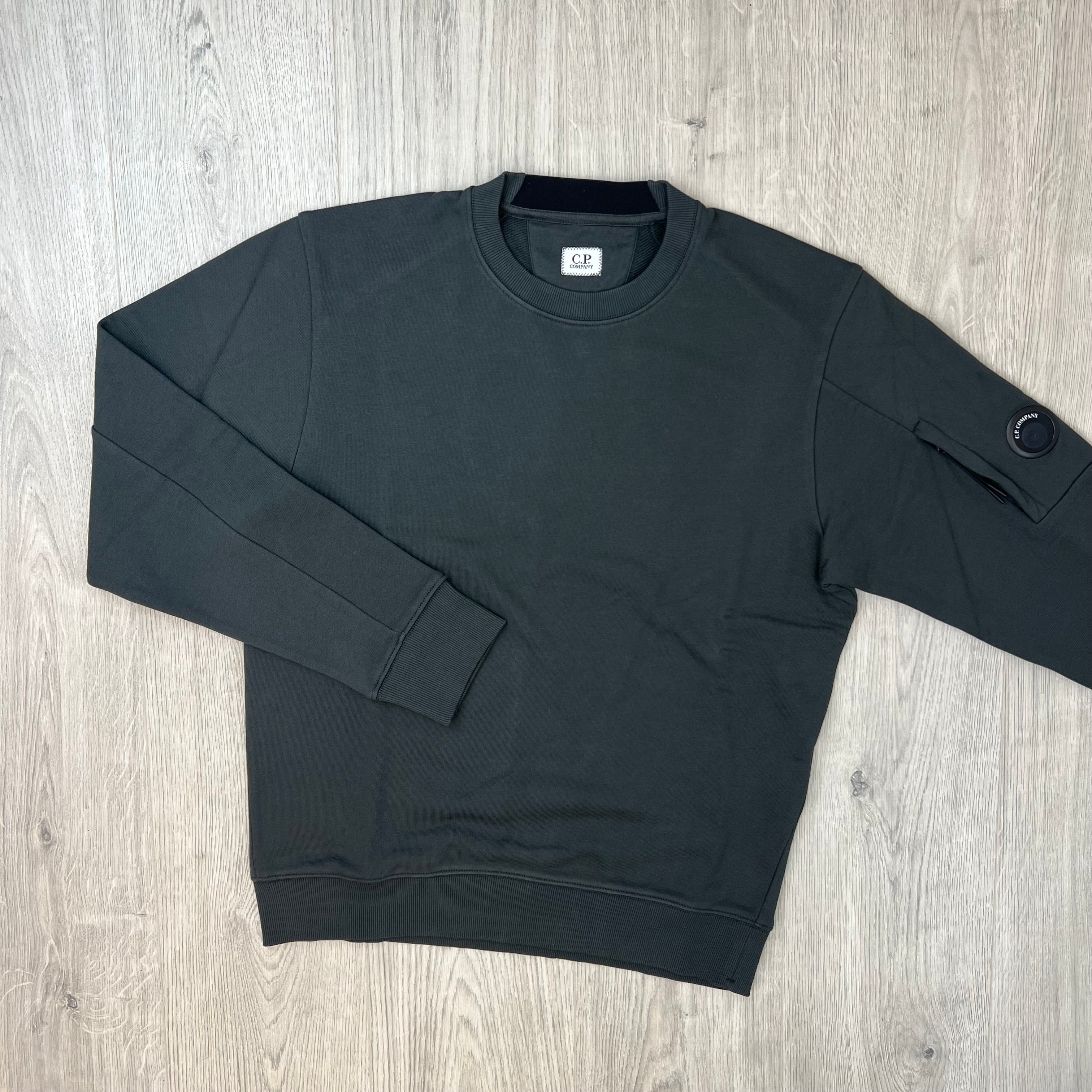 CP Company Raised Fleece Sweatshirt - Raven