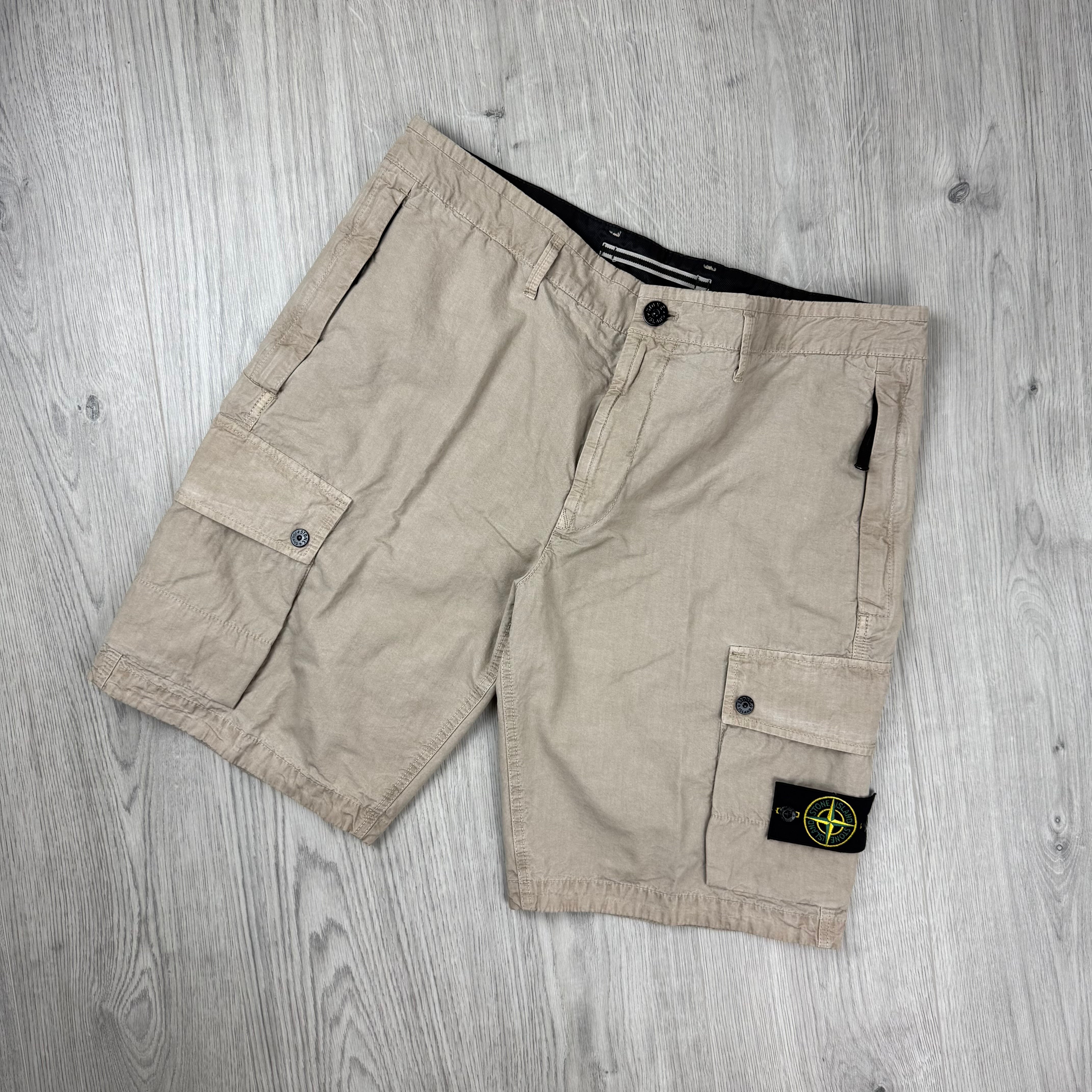 Stone Island Cargo Shorts - Desert