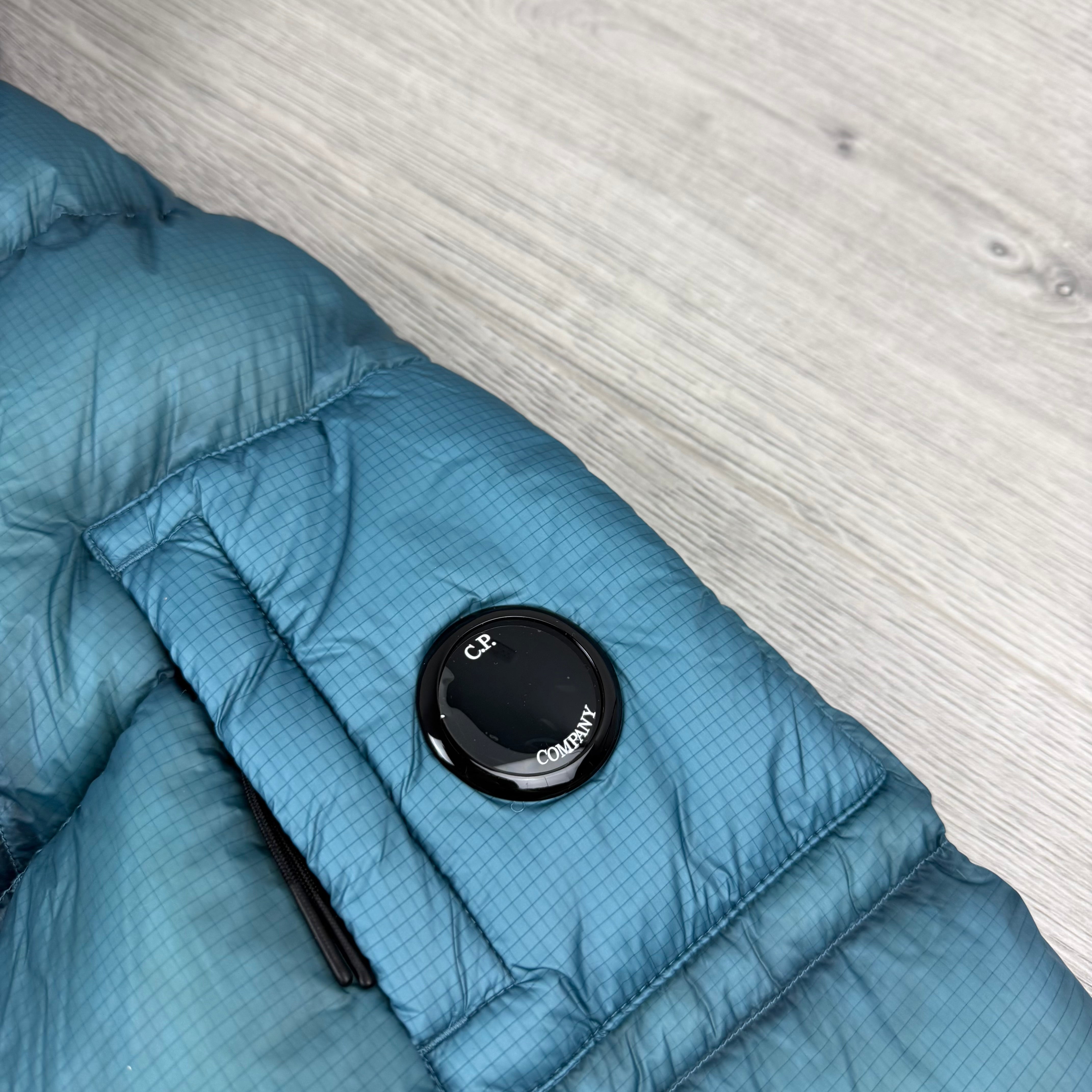 CP Company D.D. Shell Down Jacket - Aegean Blue