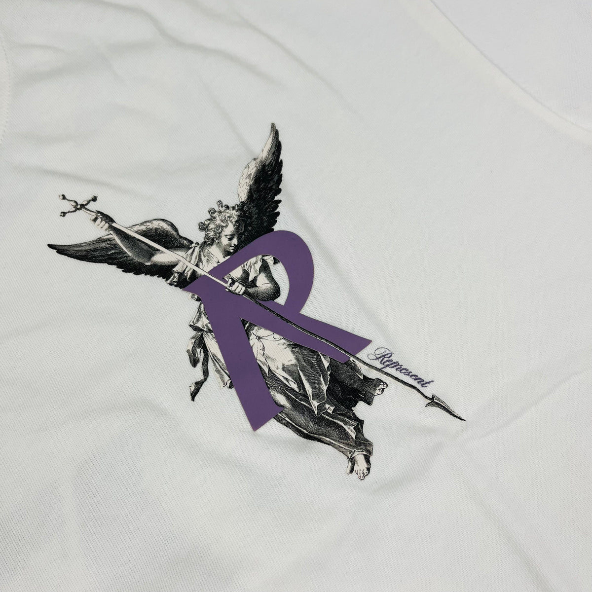 Represent 'Archangel' T-Shirt -  Flat White