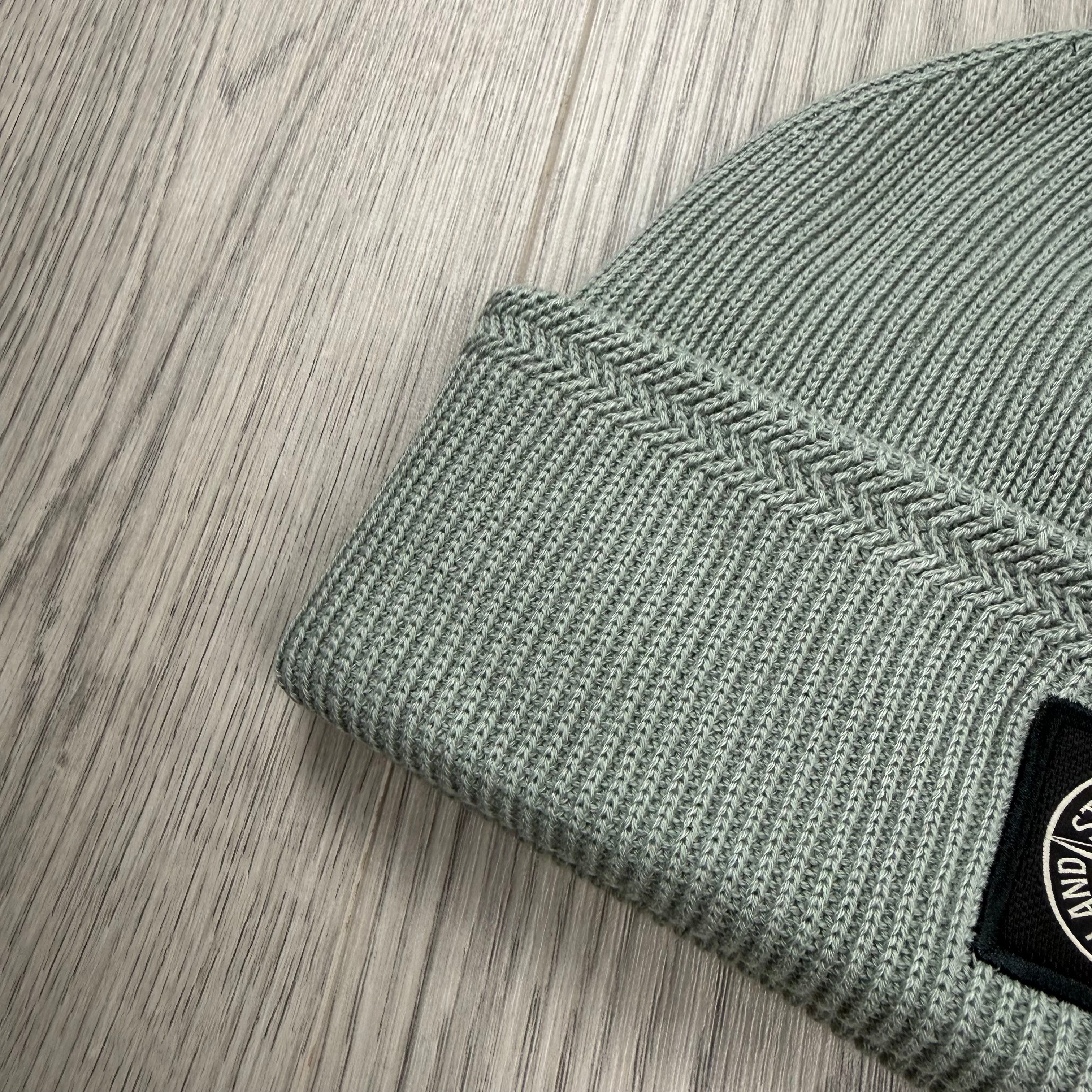 Stone Island Wool Beanie - Sage