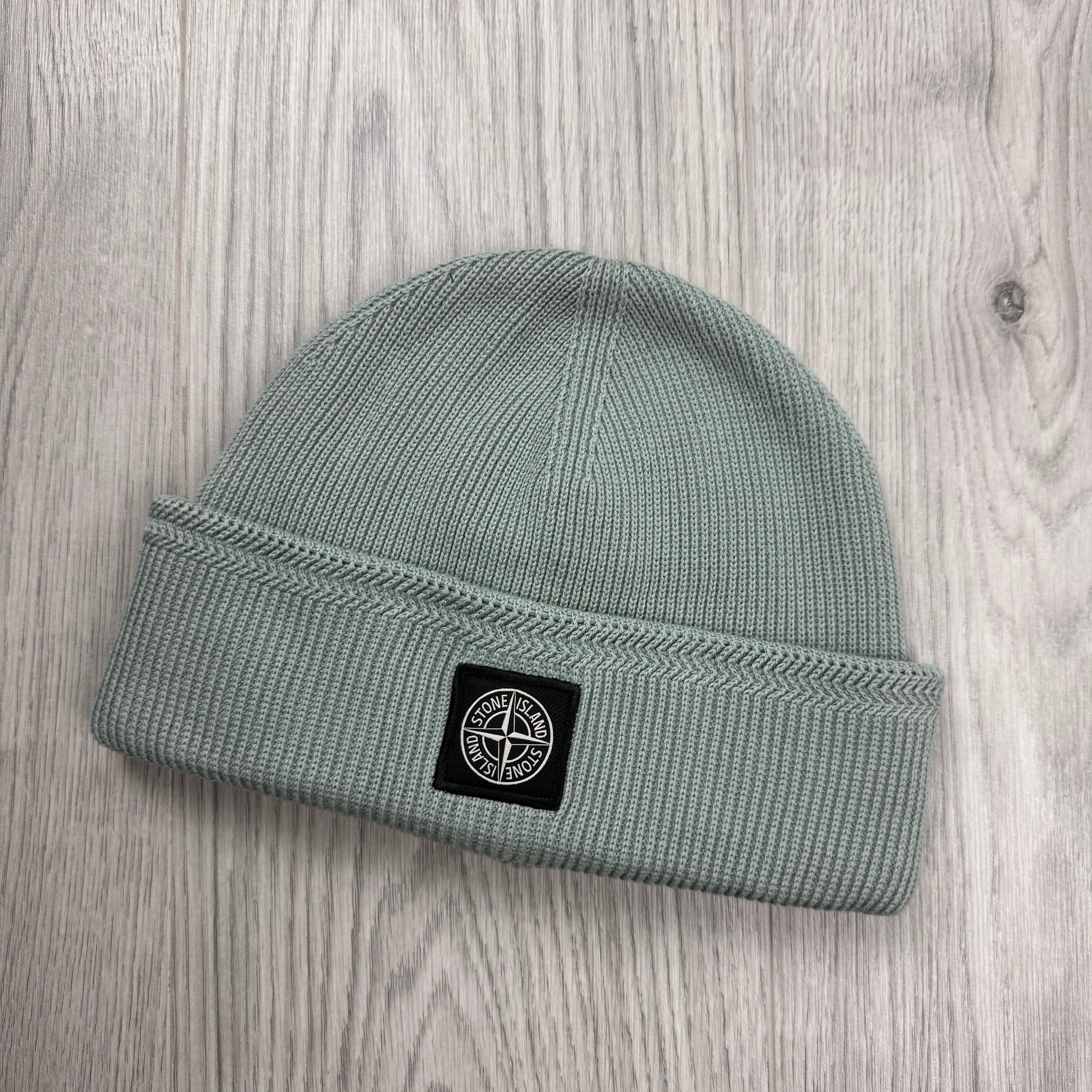 Stone Island Wool Beanie - Sage