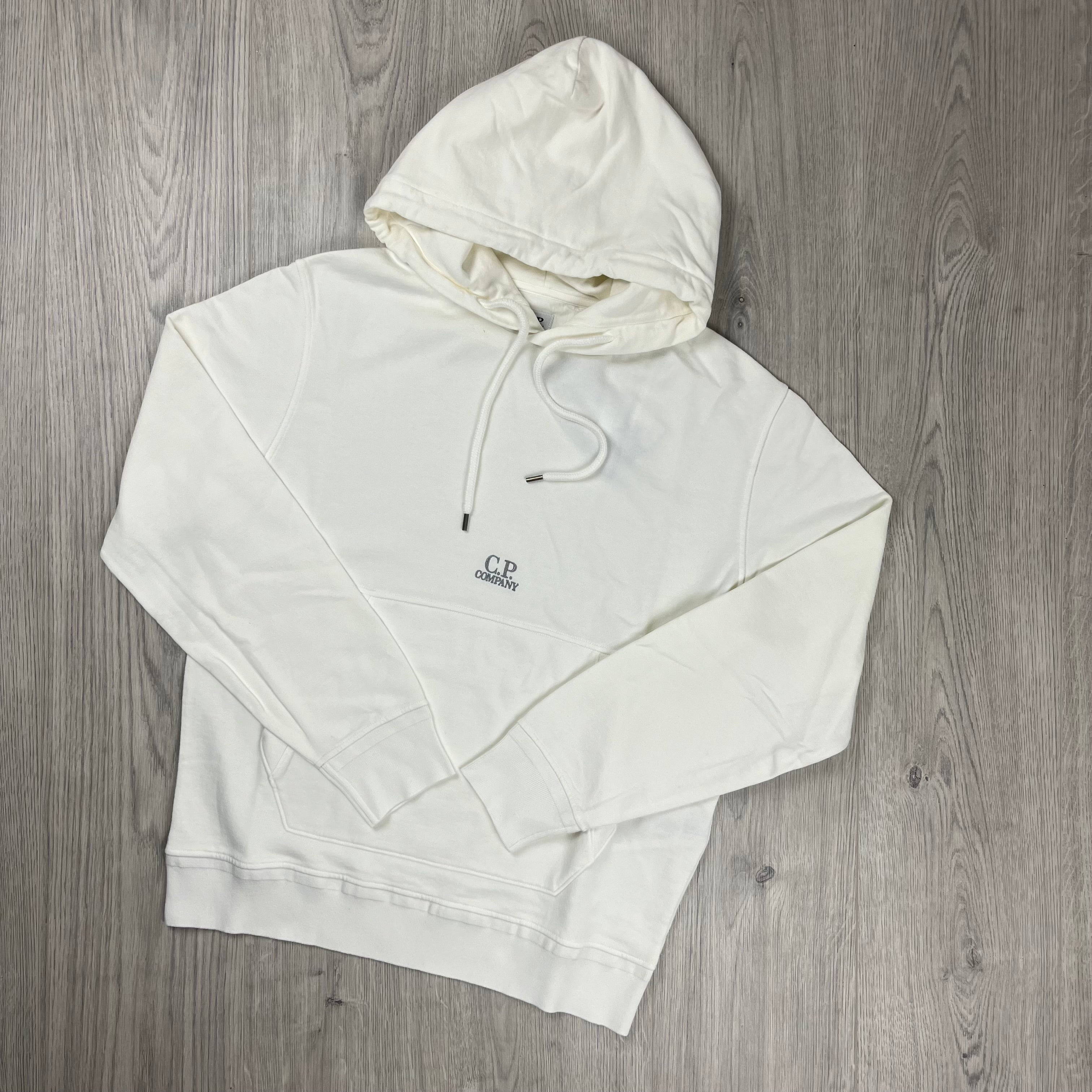 CP Company Patch Hoodie - White