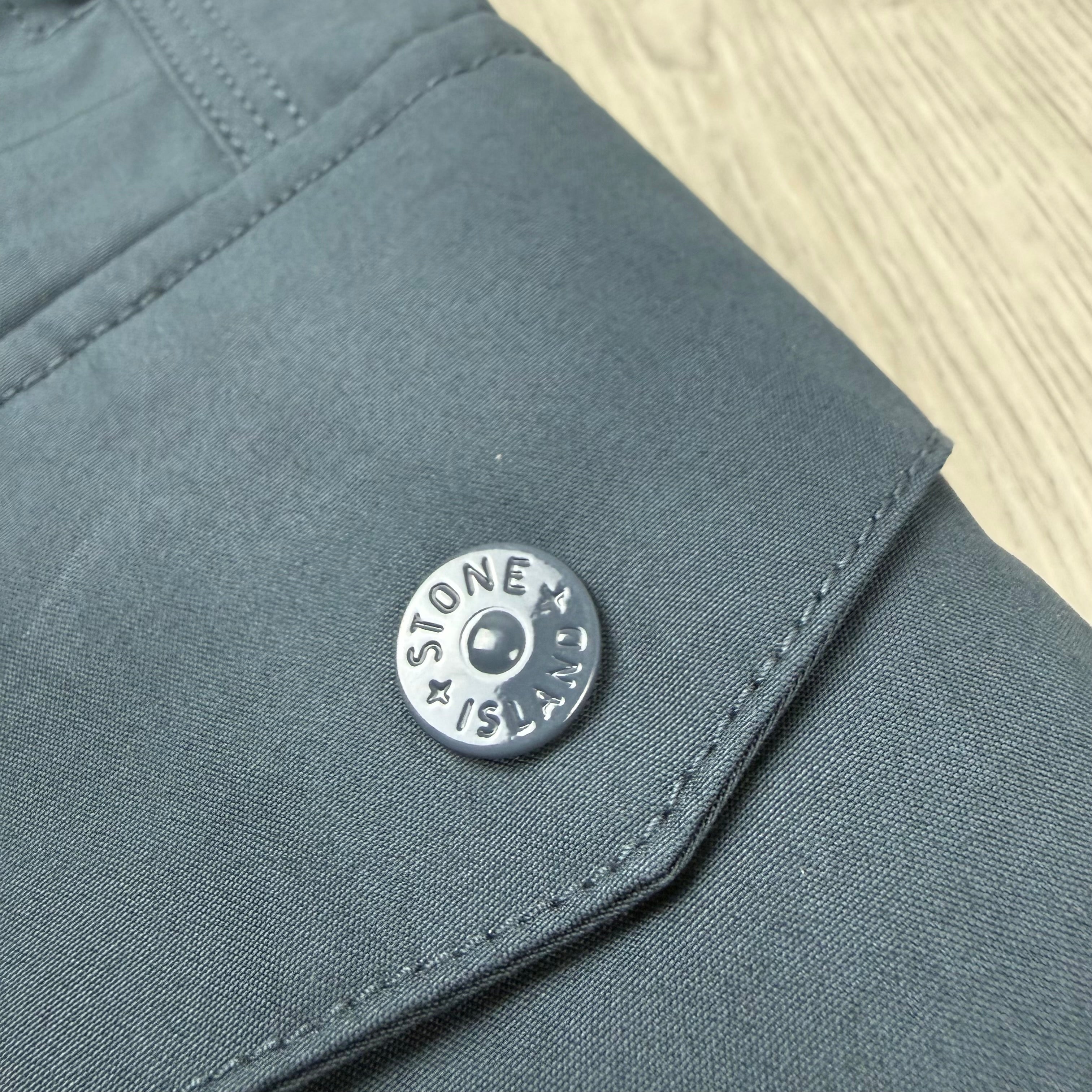 Stone Island Ghost Cargo Trousers - Slate Blue