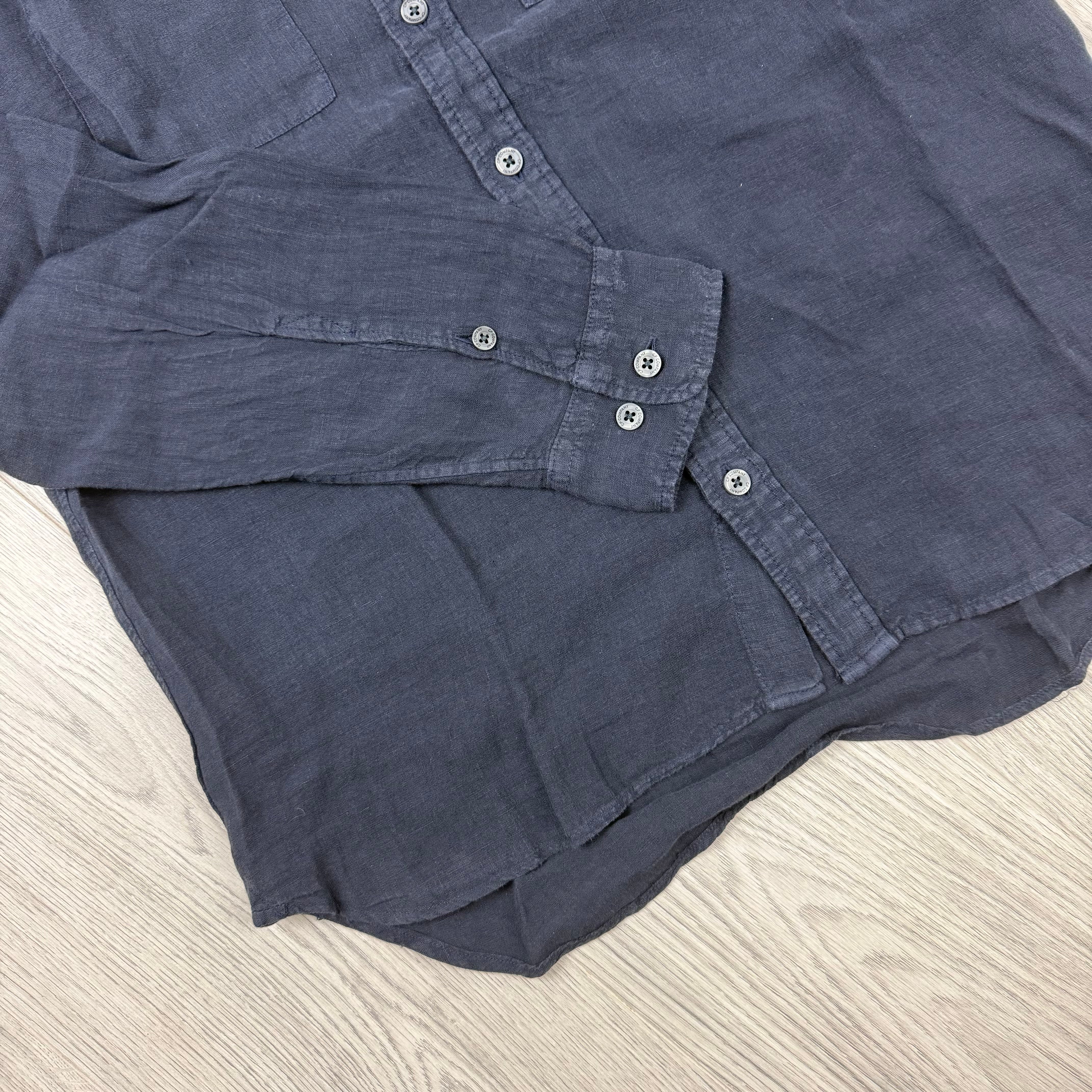 CP Company Linen Shirt - Navy