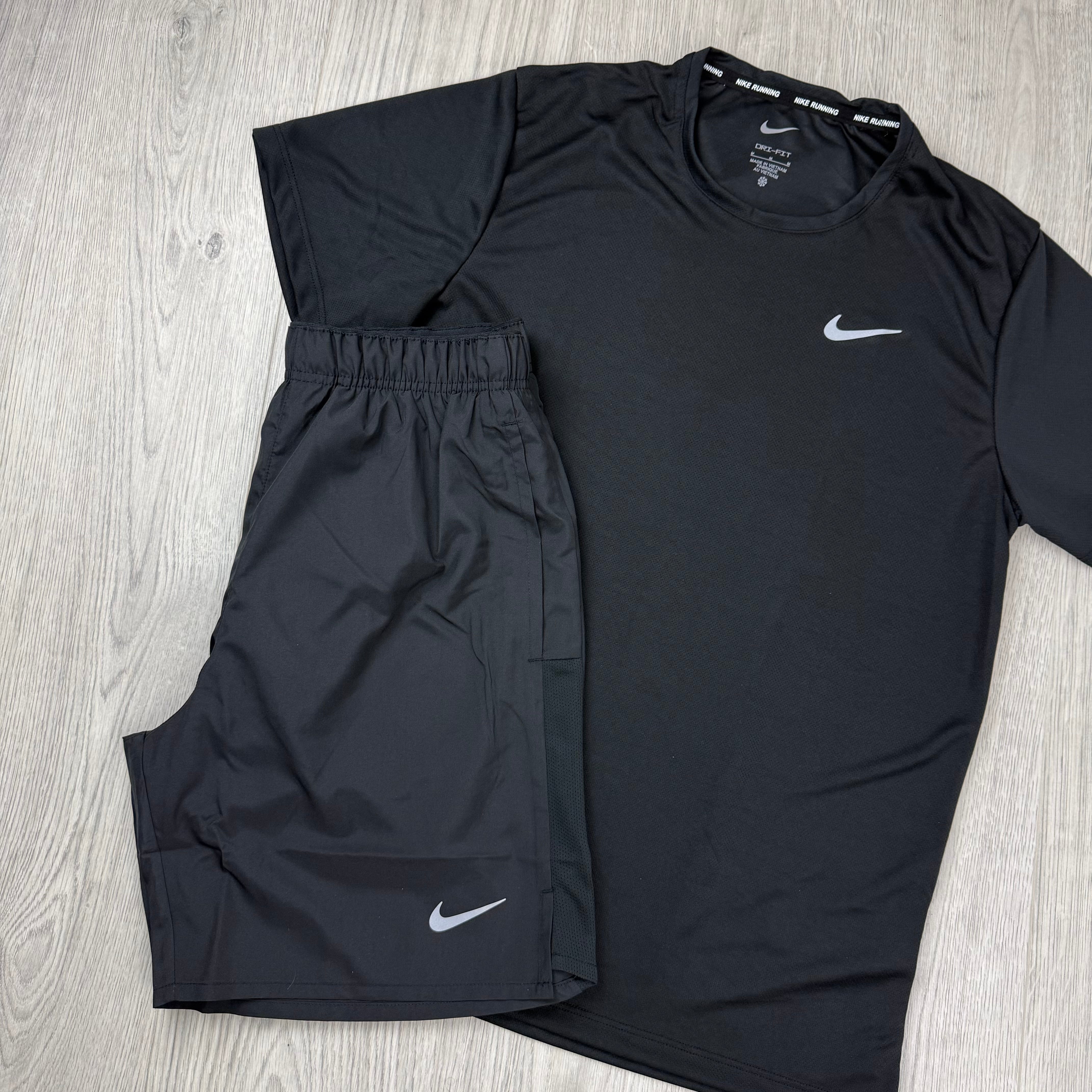 Nike 'Miler' Set - Black