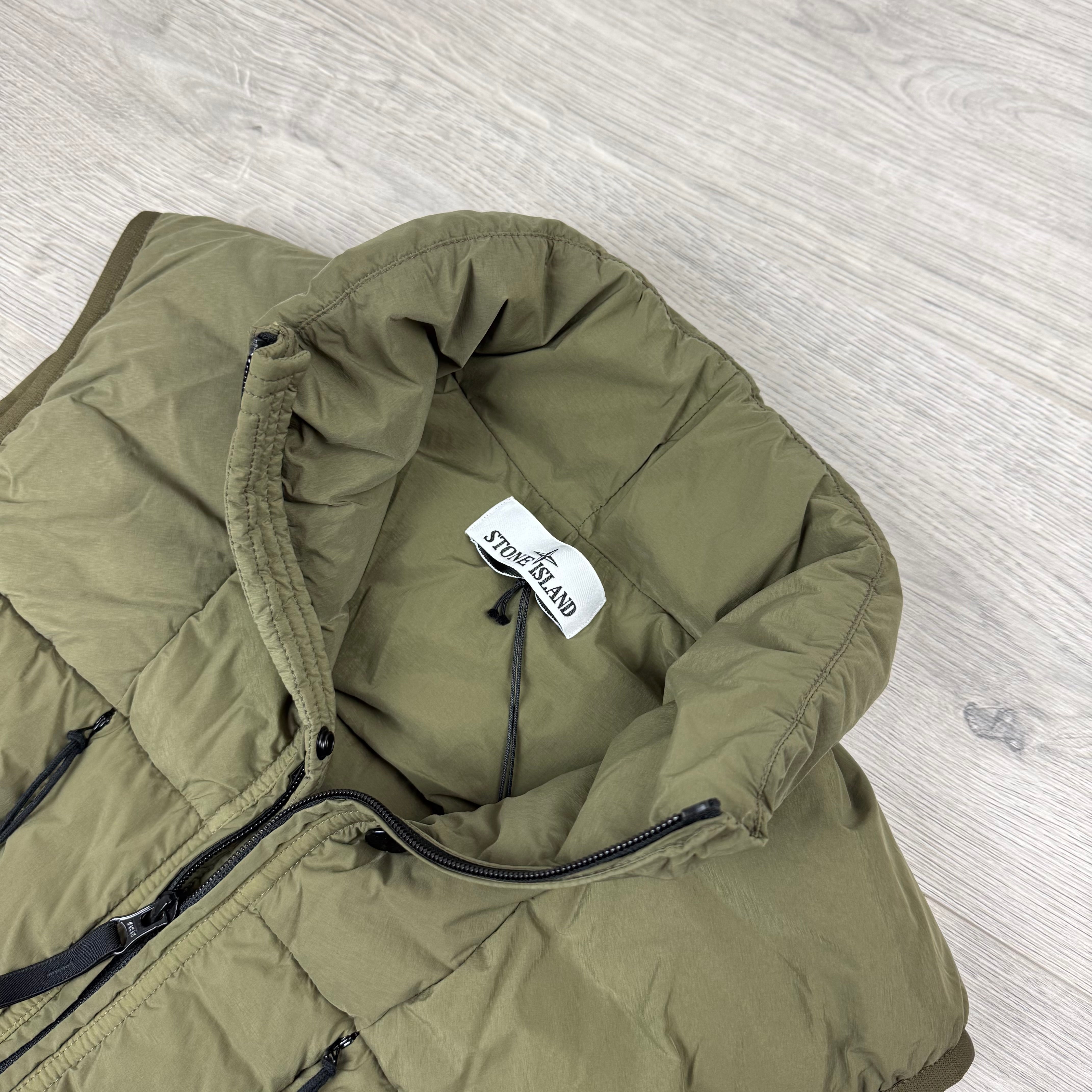Stone Island Seamless Down Gilet - Military