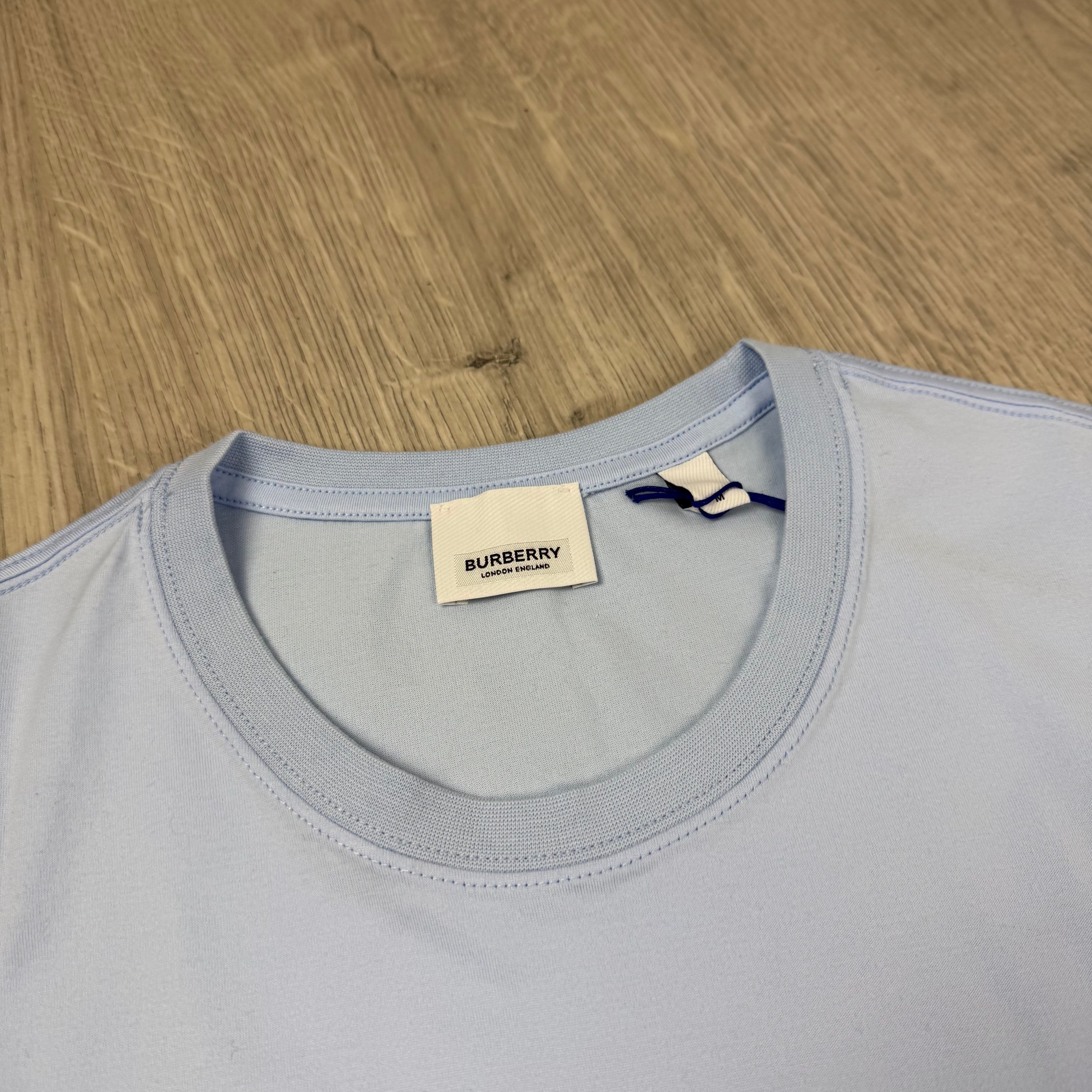 Burberry 'Jenson' T-Shirt - Pale Blue
