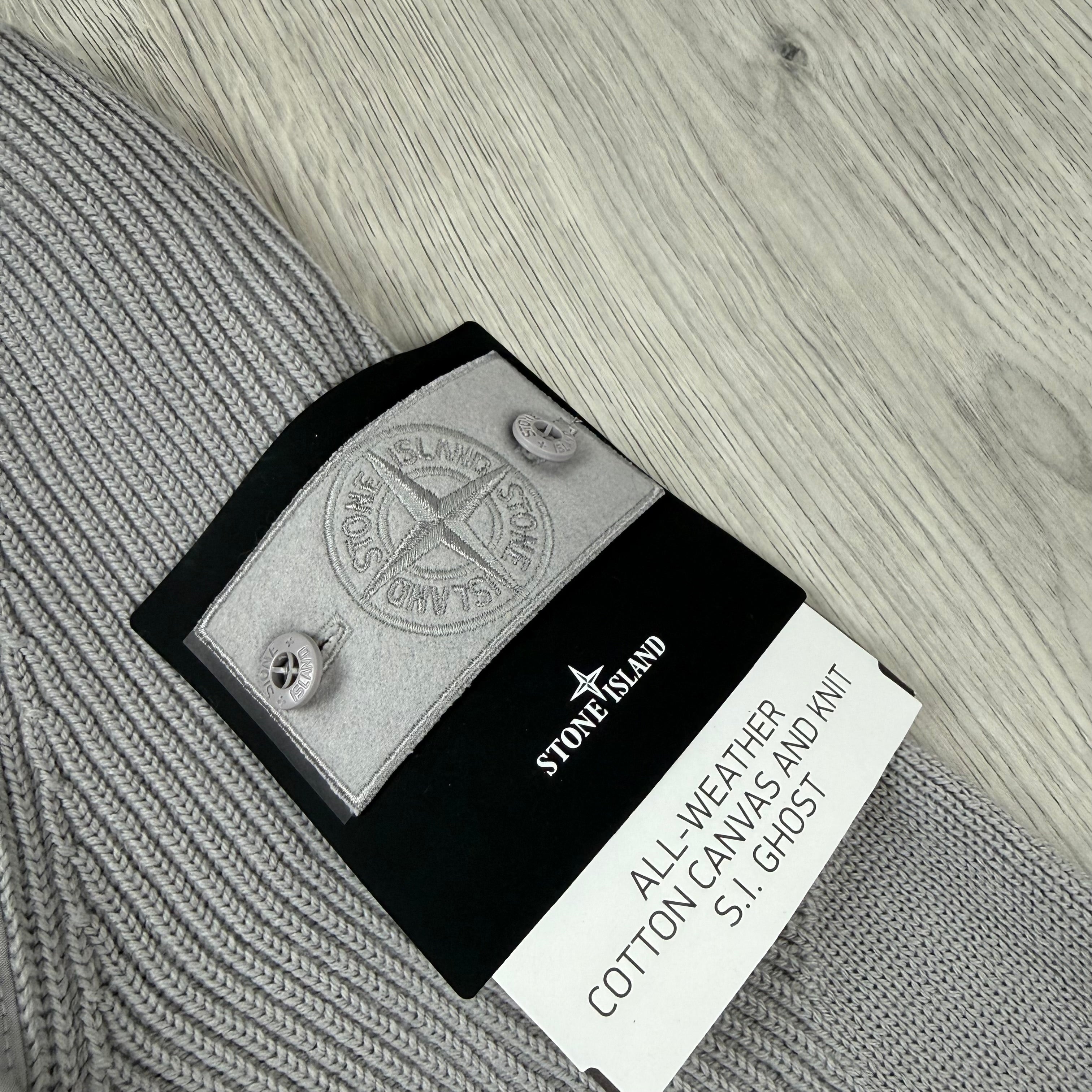 Stone Island Ghost Hybrid Knit Jacket - Dust Grey