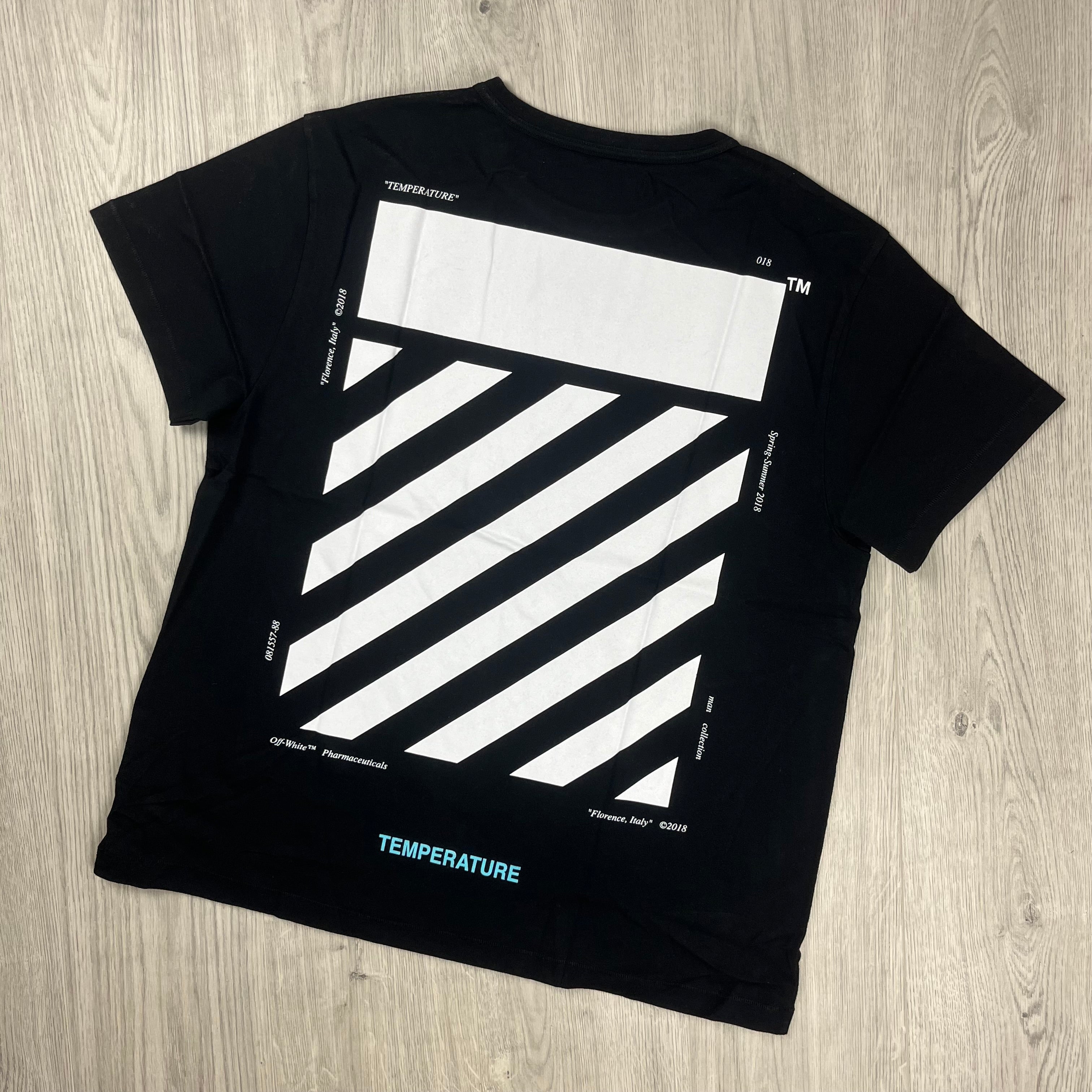 Off-White Temperature T-Shirt - Black