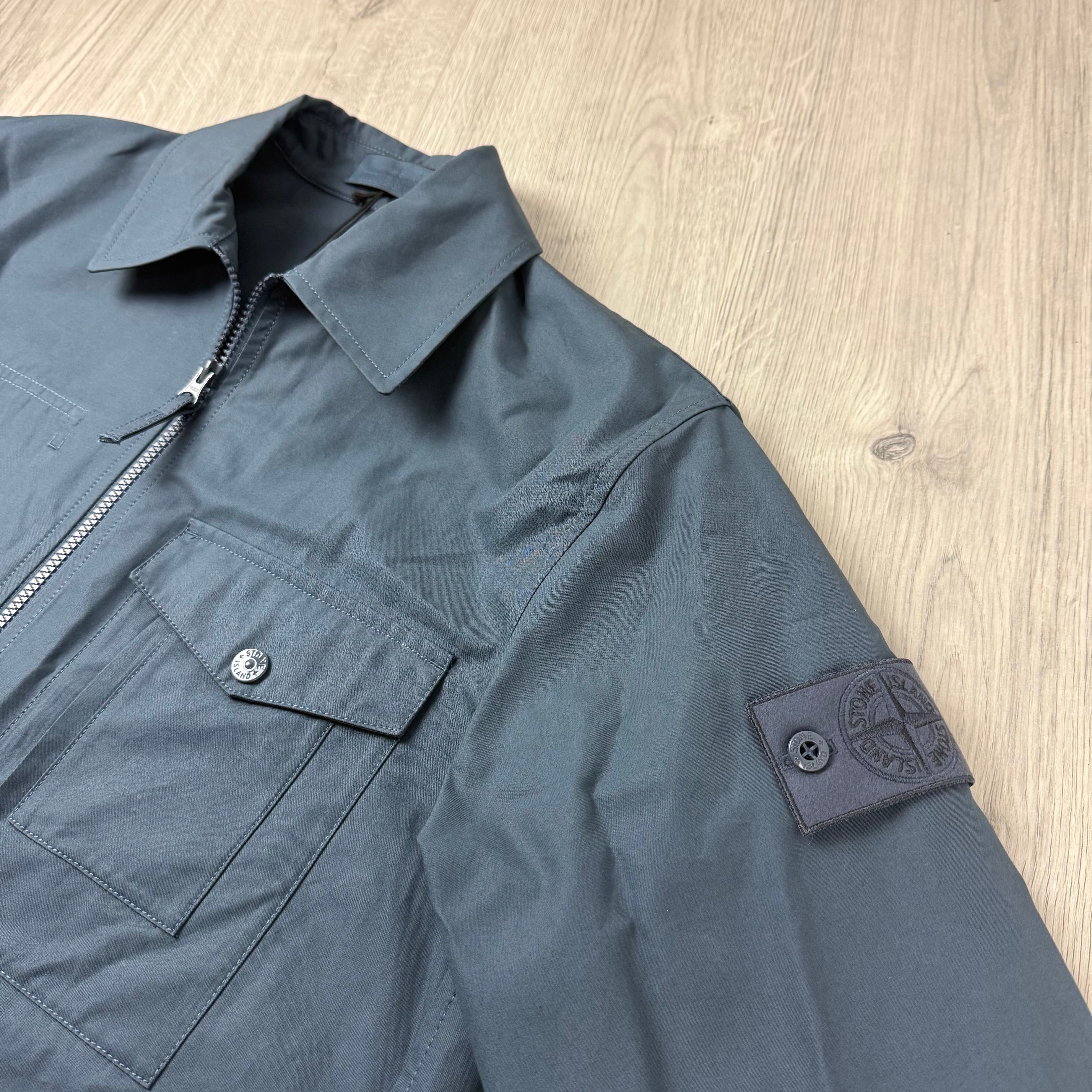 Stone Island Ghost Overshirt - Slate Blue