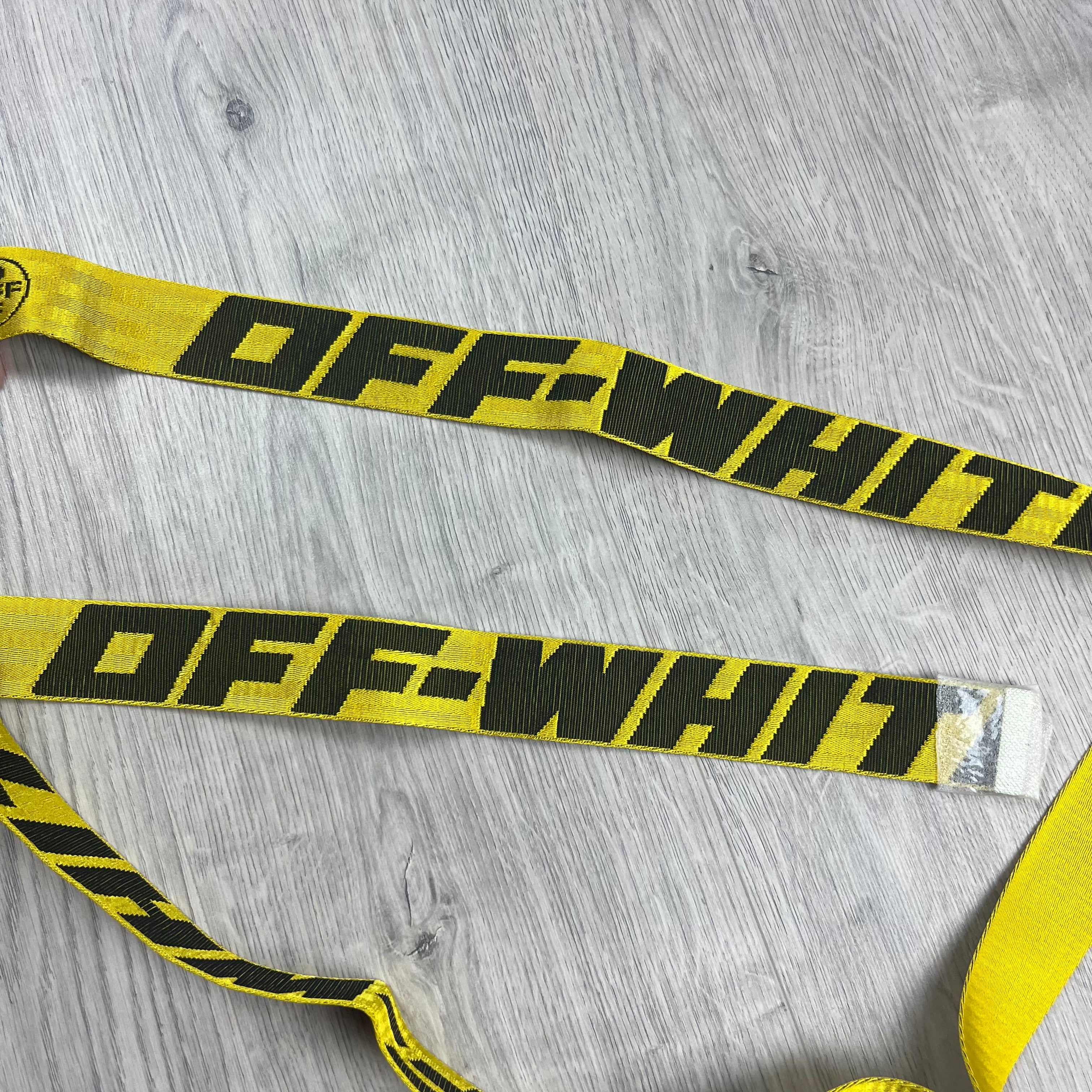 Off-White Industrial Belt - Yellow