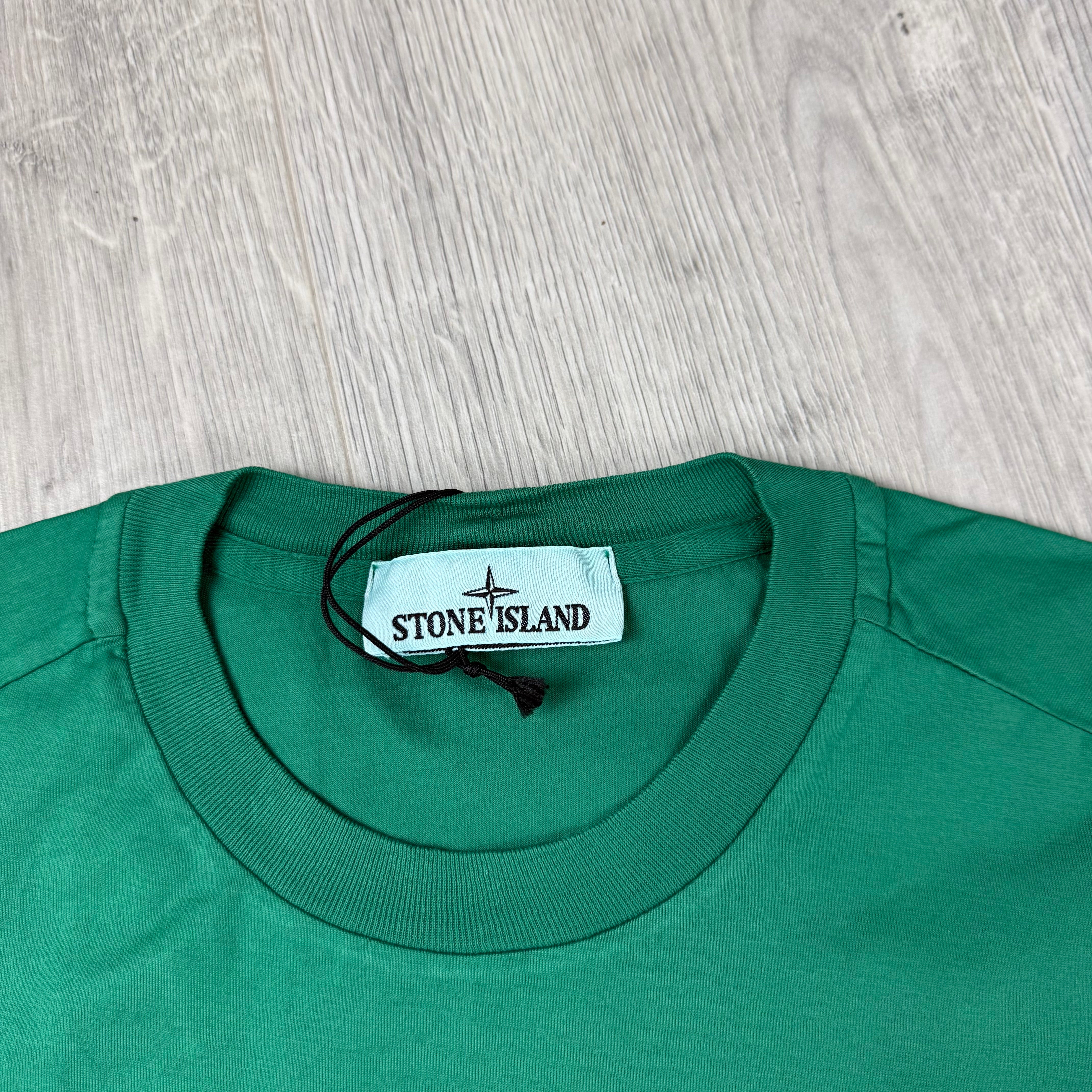 Stone Island Patch T-Shirt - Malachite