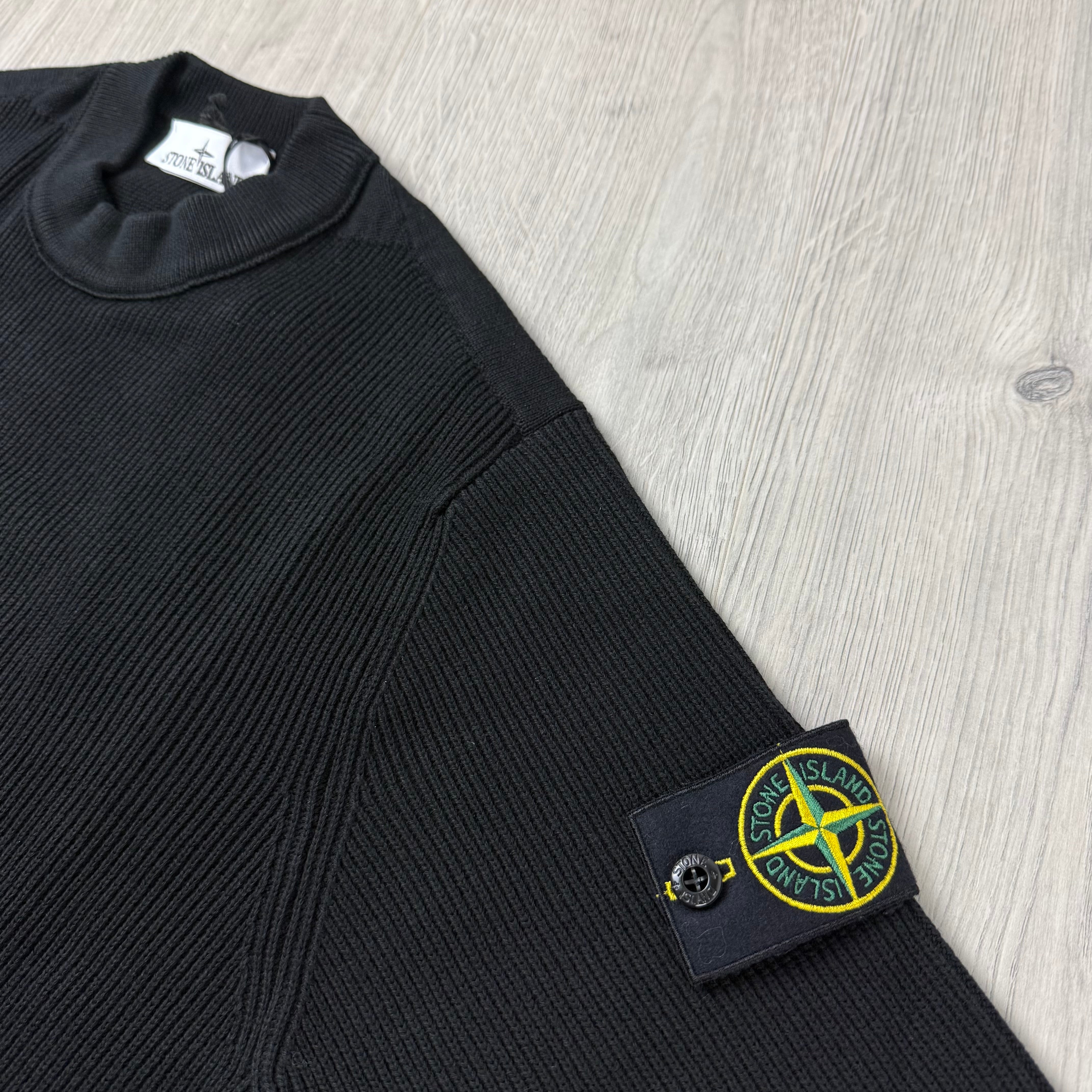 Stone Island Knit Sweatshirt - Black