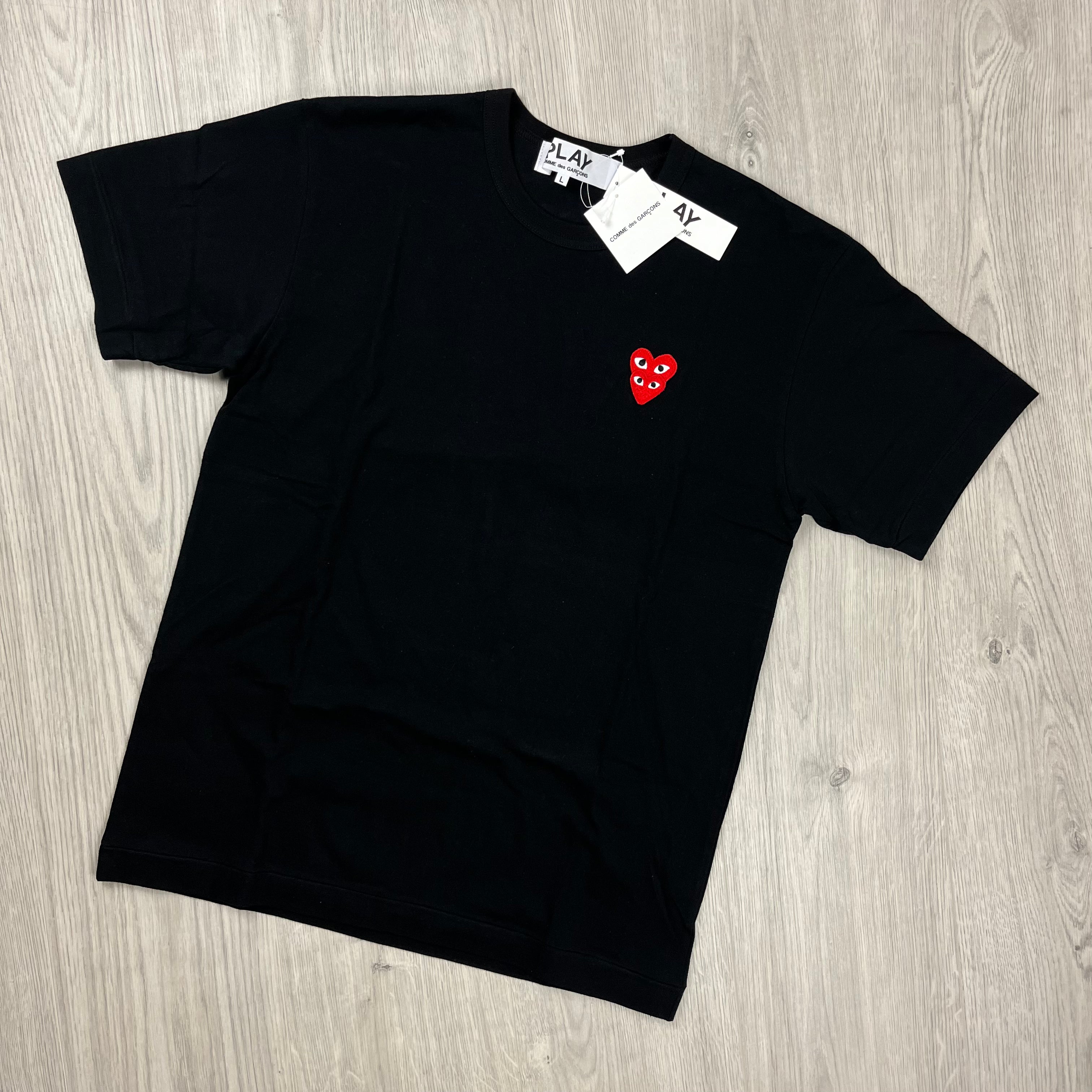 Comme des Garçons PLAY T-Shirt - Black