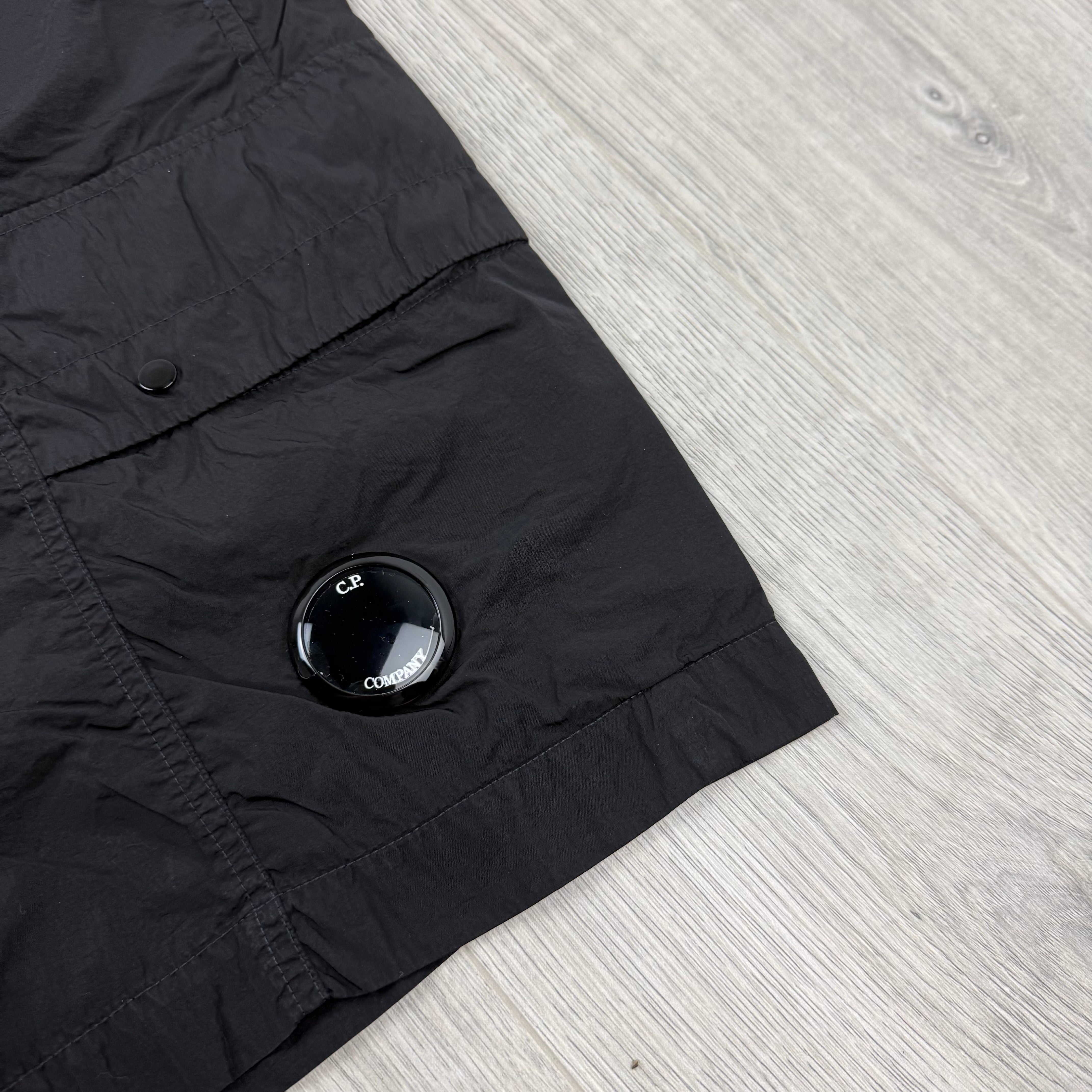 CP Company Boxy Chrome-R Cargo Shorts - Black