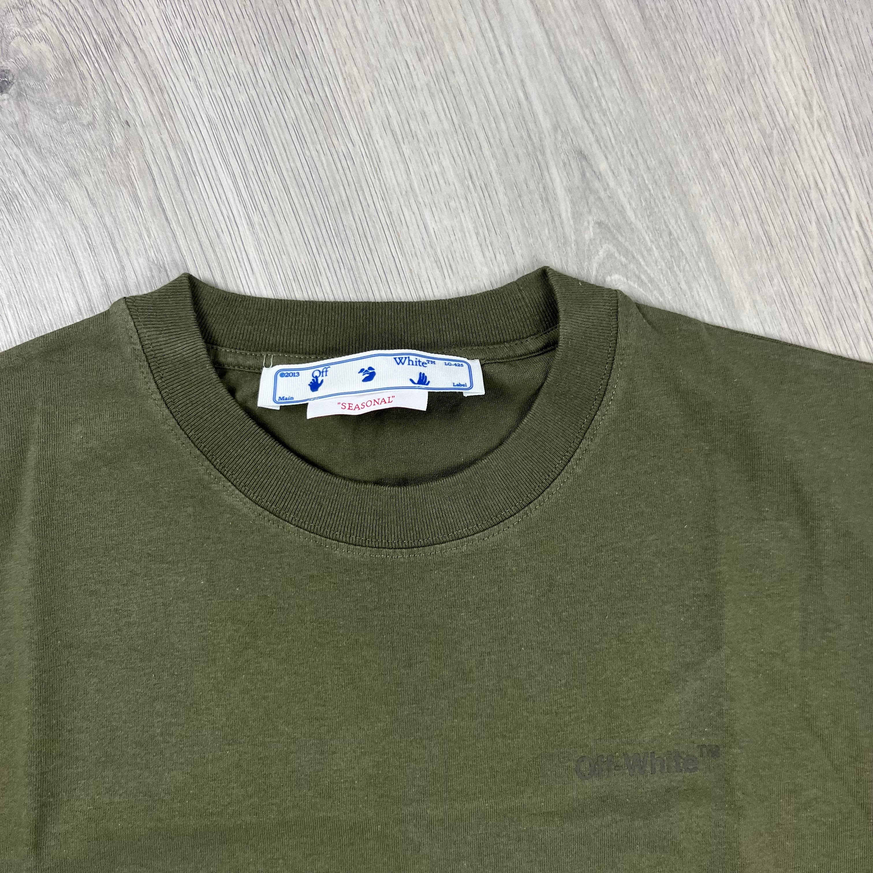 Off-White Tab T-Shirt - Khaki