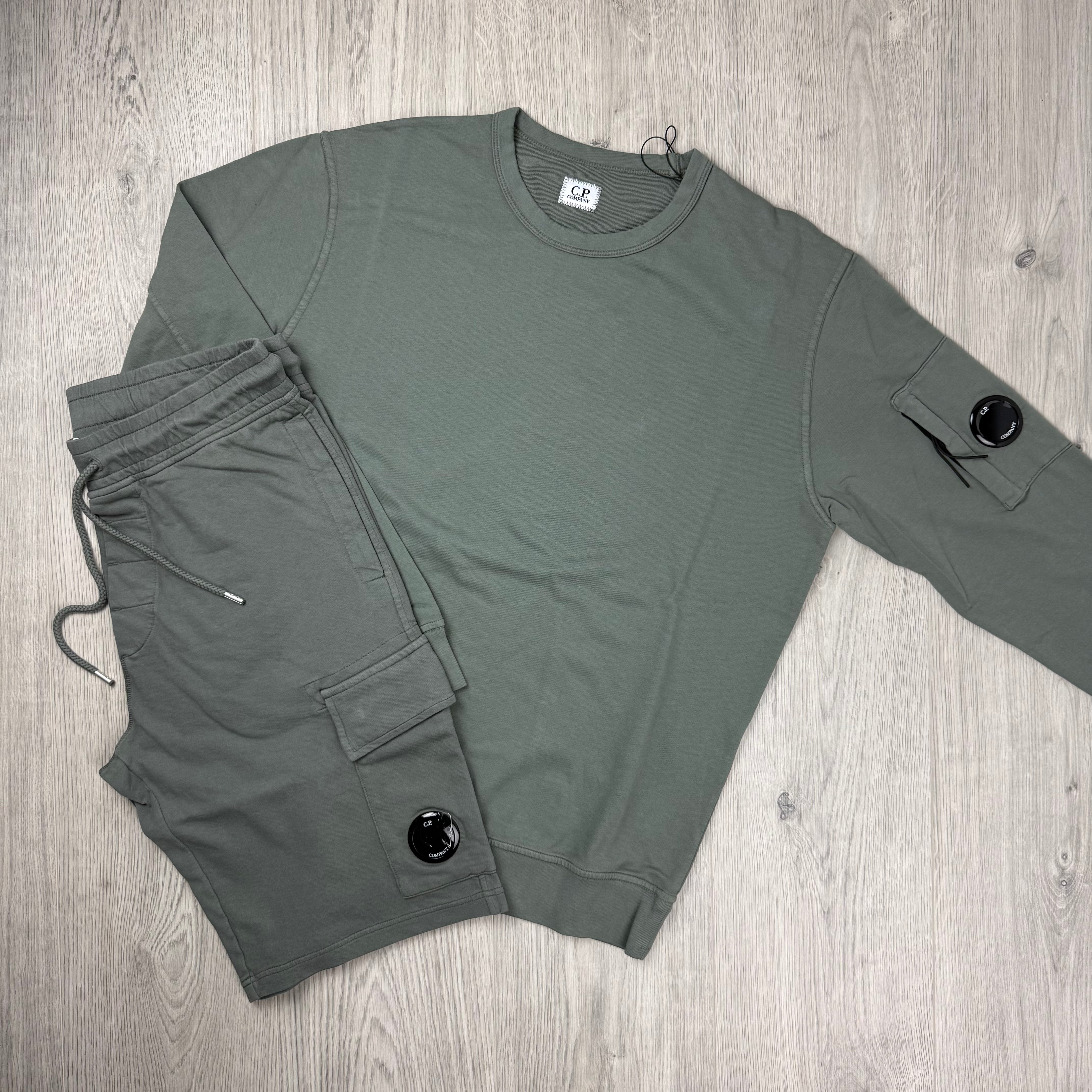 CP Company Light Fleece Tracksuit - Gunmetal