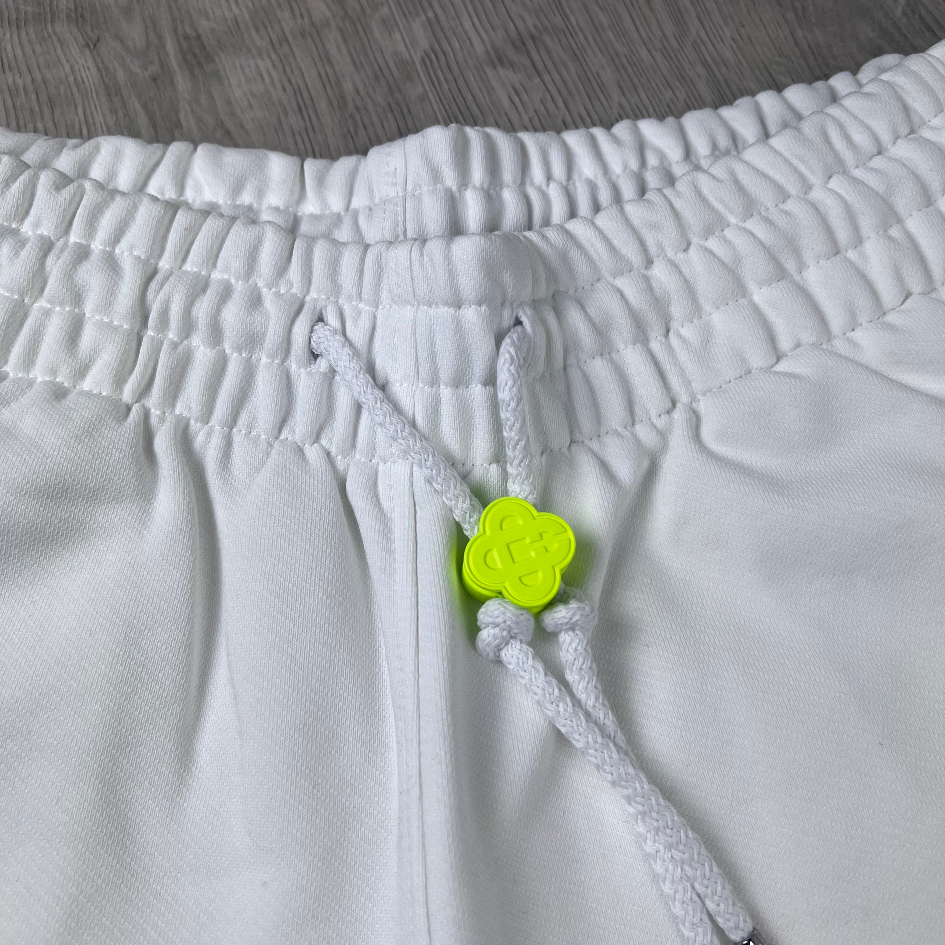 Casablanca 'Tennis Club' Jersey Shorts - White