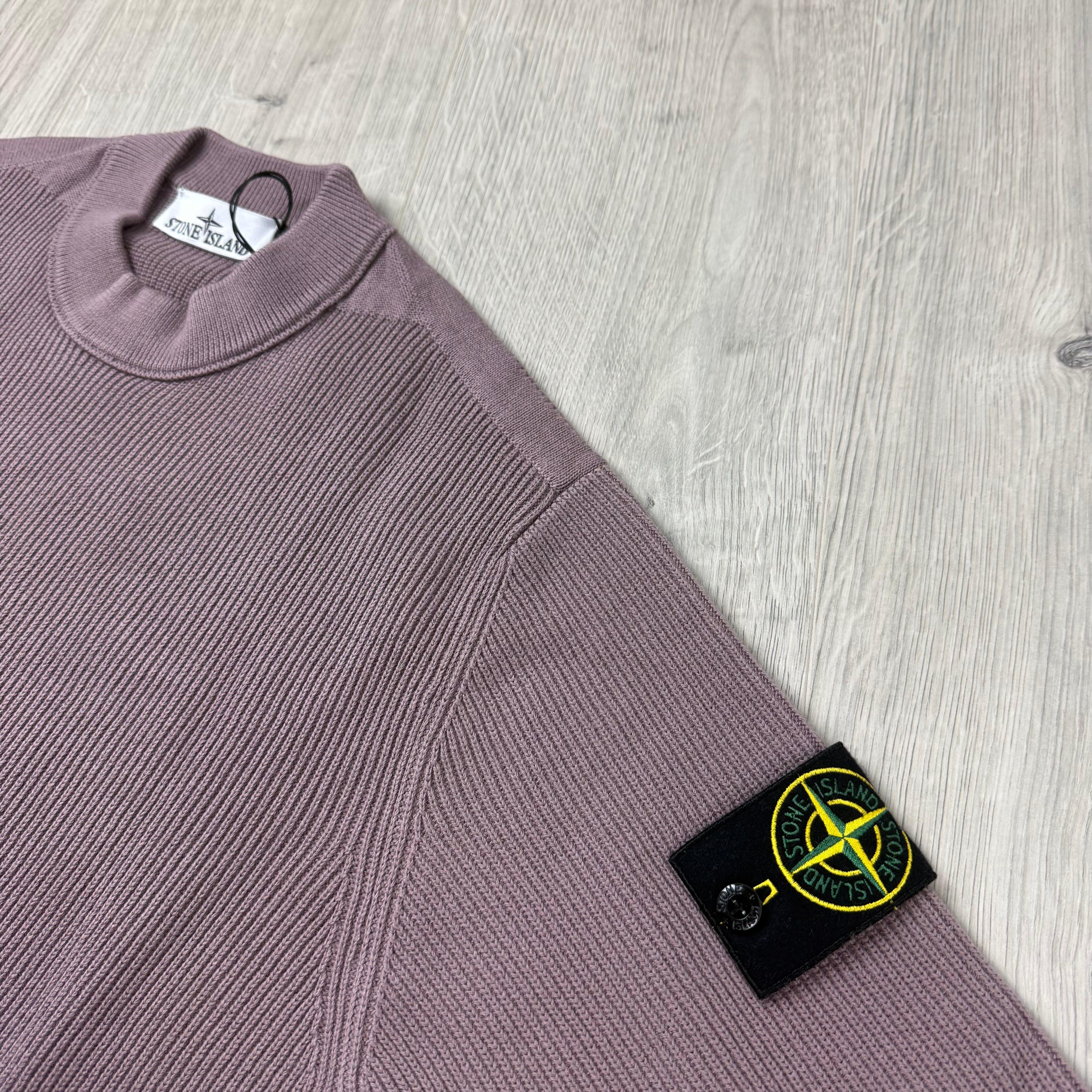 Stone Island Knit Sweatshirt - Purple Grey