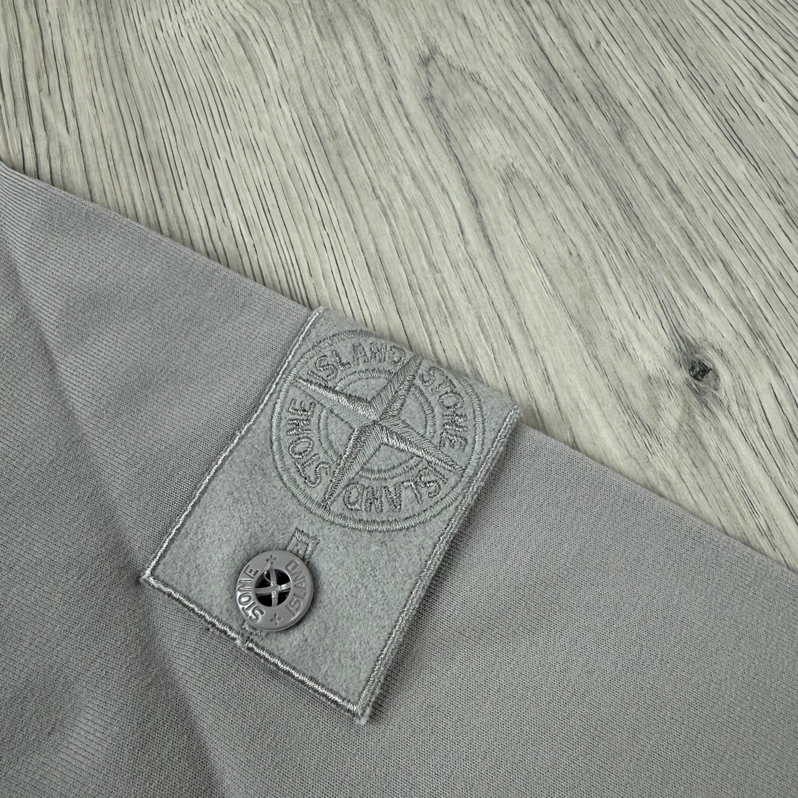 Stone Island Ghost Zip Hoodie - Dust Grey